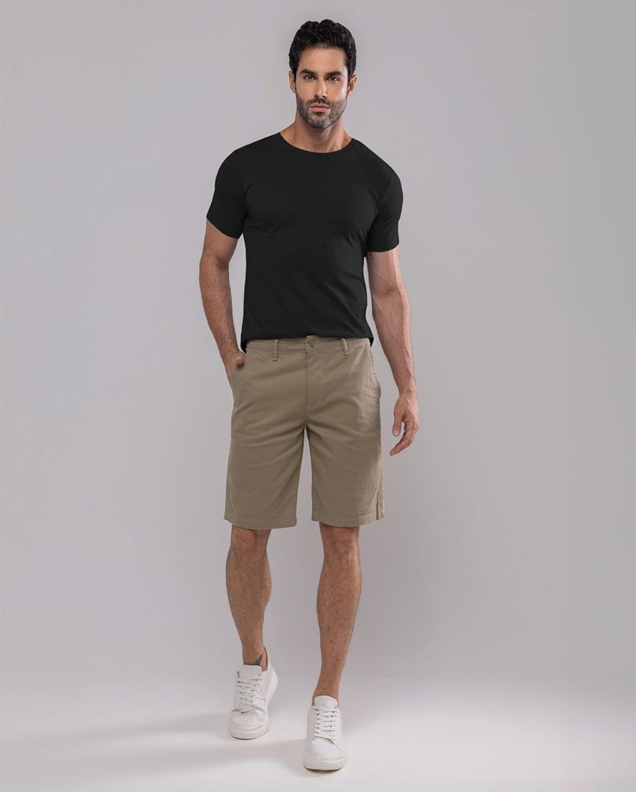 Bermuda Masculina Chino 11100 Capuccino