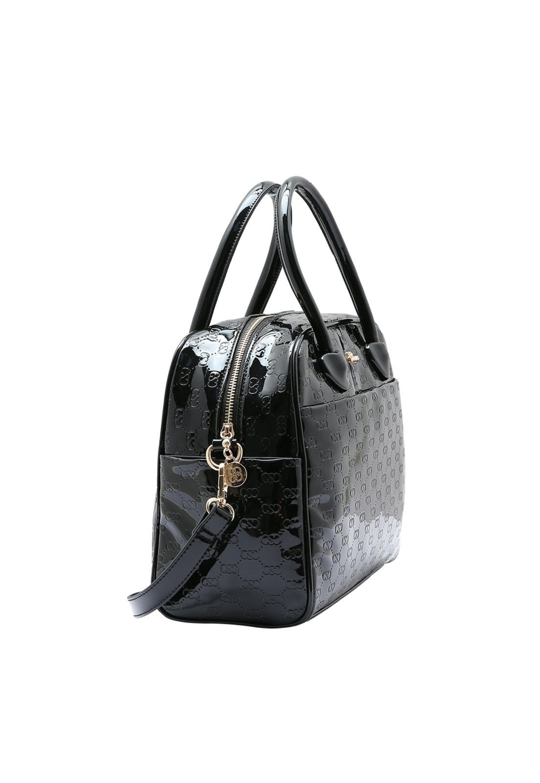 Vista 2 Bolsa Feminina Chenson Original Mini Logo Verniz Mão 3485035 Chenson rosê