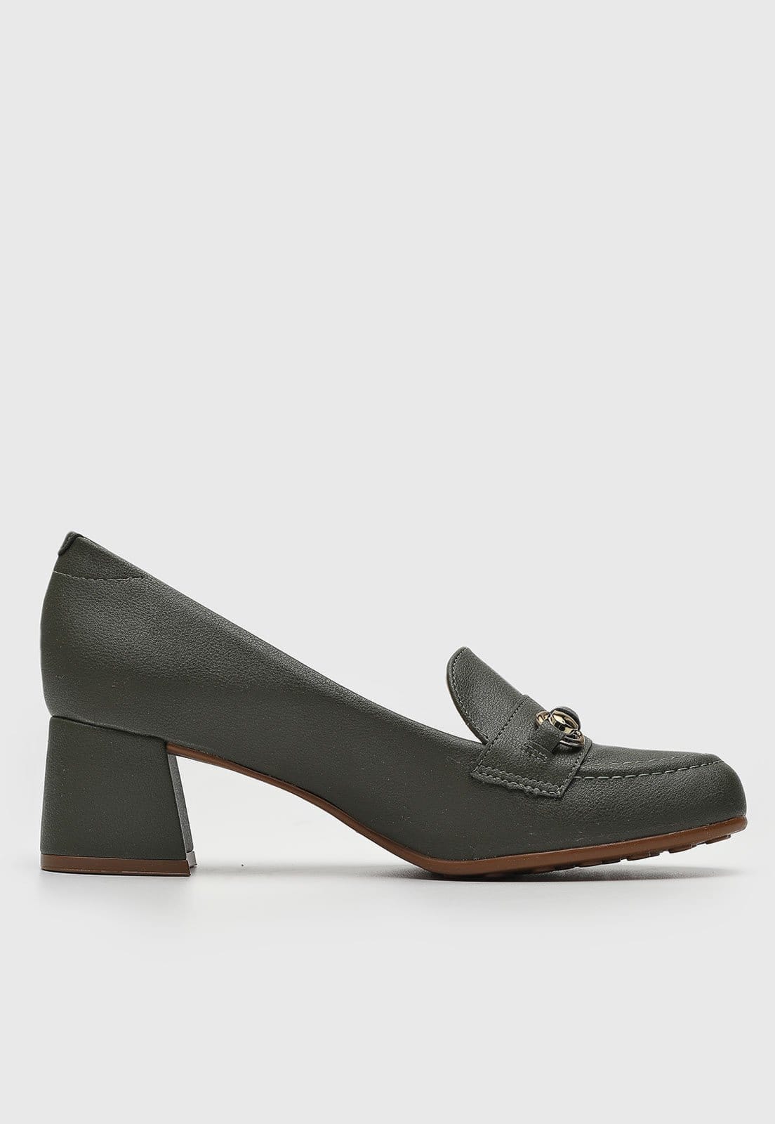 Vista 2 Scarpin Modare Médio Liso MODARE verde