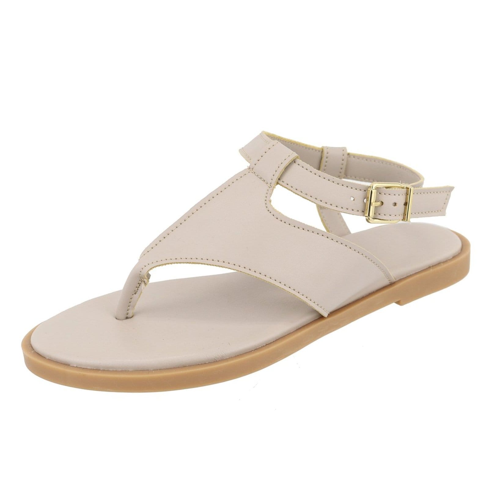Rasteira Sandália Feminina Dedo Lançamento Nude