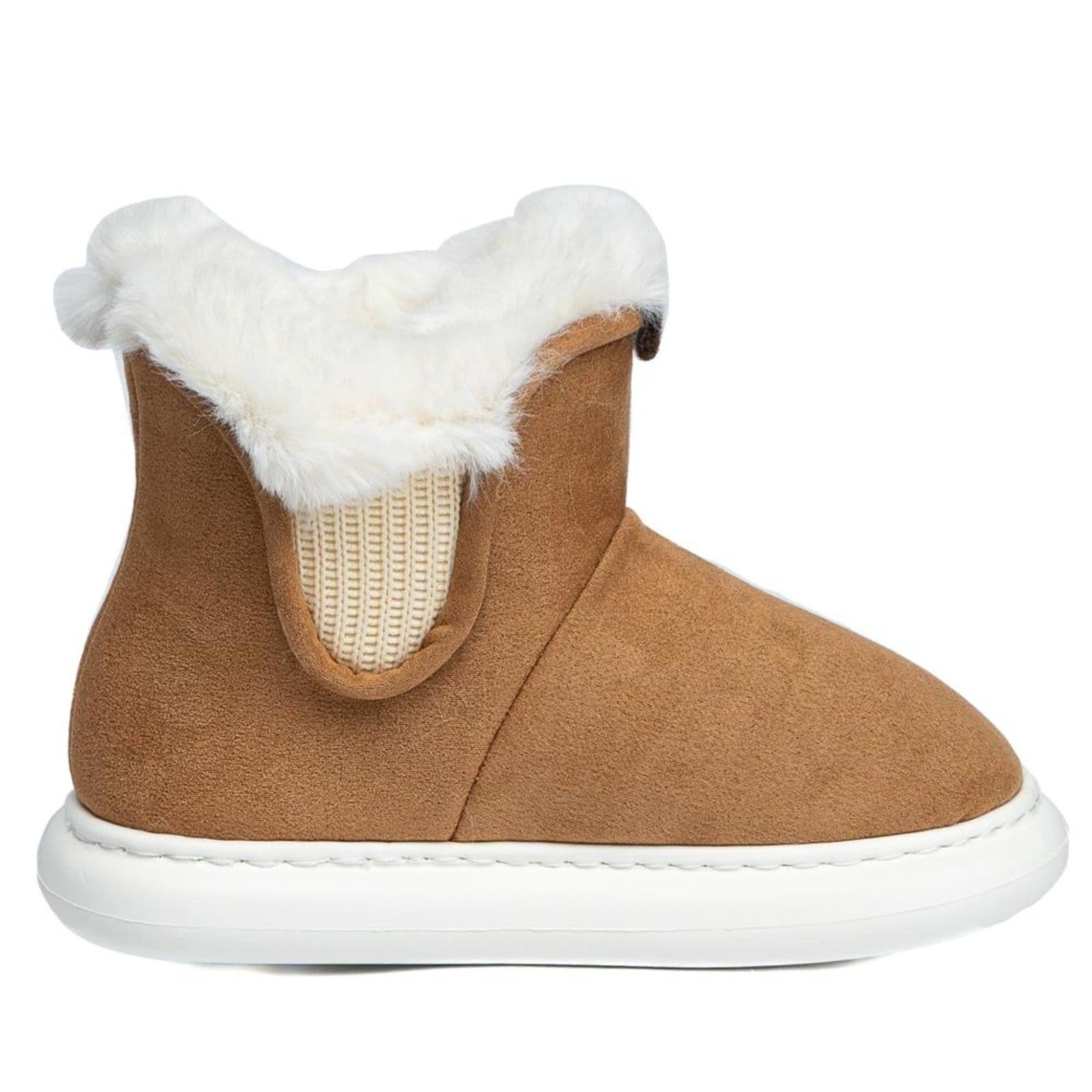 Infantil - Pantufa Bota Feminina Flowfa Emma Caramelo