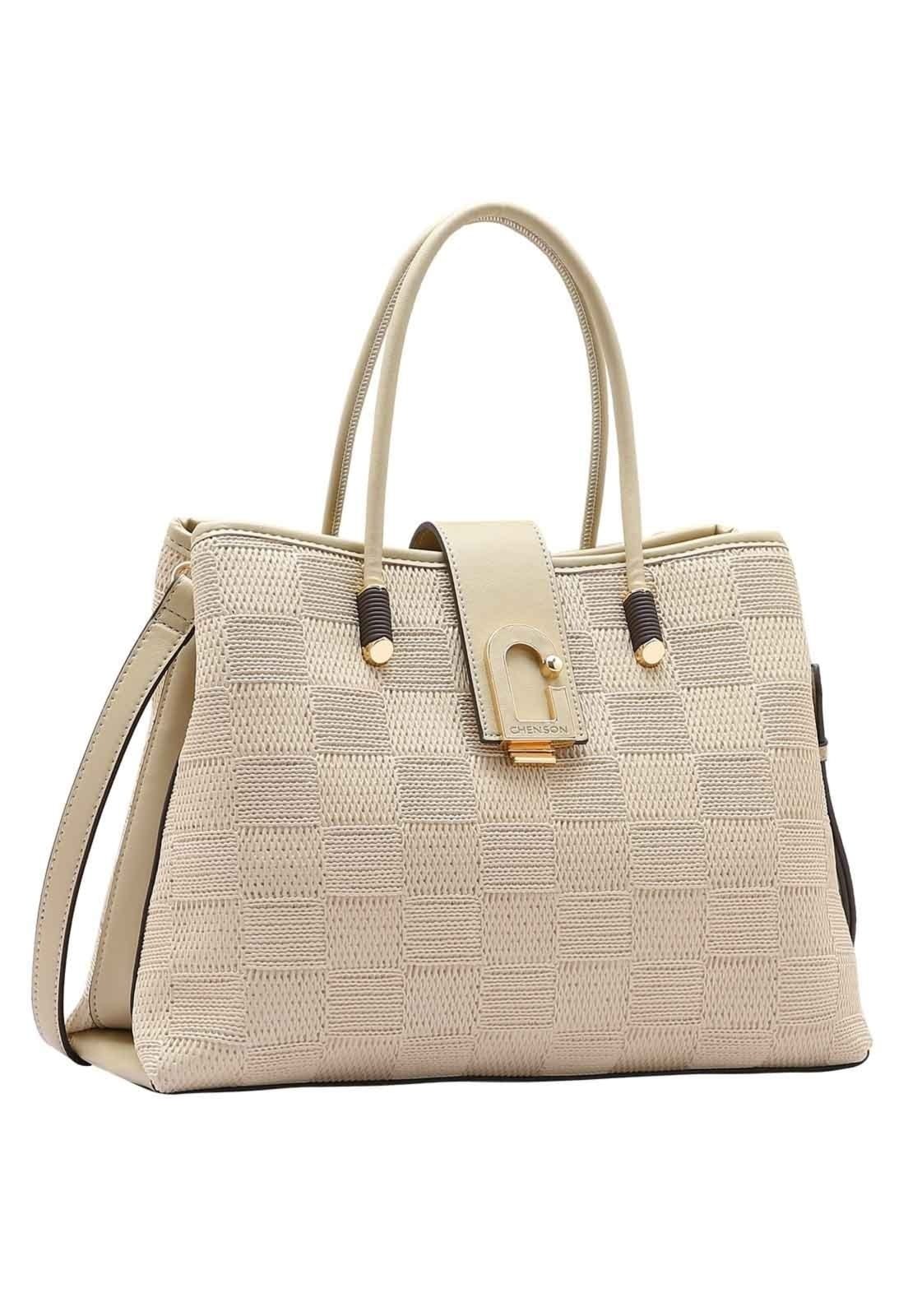 Bolsa Feminina Chenson Original Mix Texturas Mão 3484999