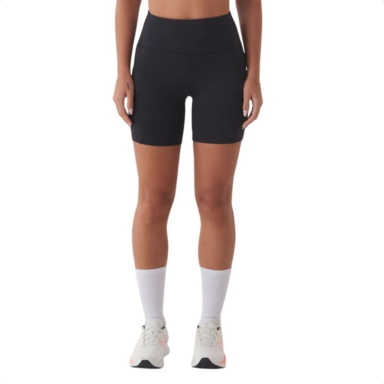 Bermuda Feminina Curta Sleek 6 New Balance Preta