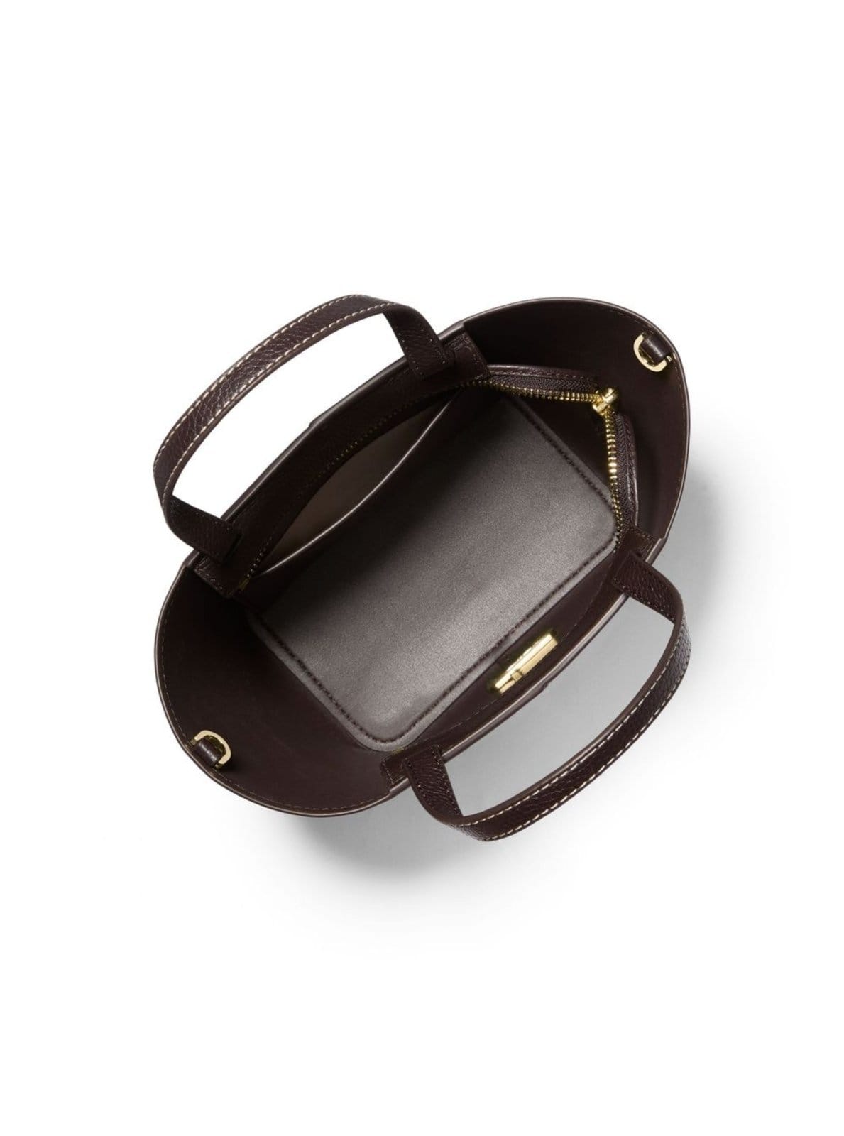 Vista 2 Bolsa Tiracolo Flora Logo Média 32T5gffc1b200 Michael Kors marrom