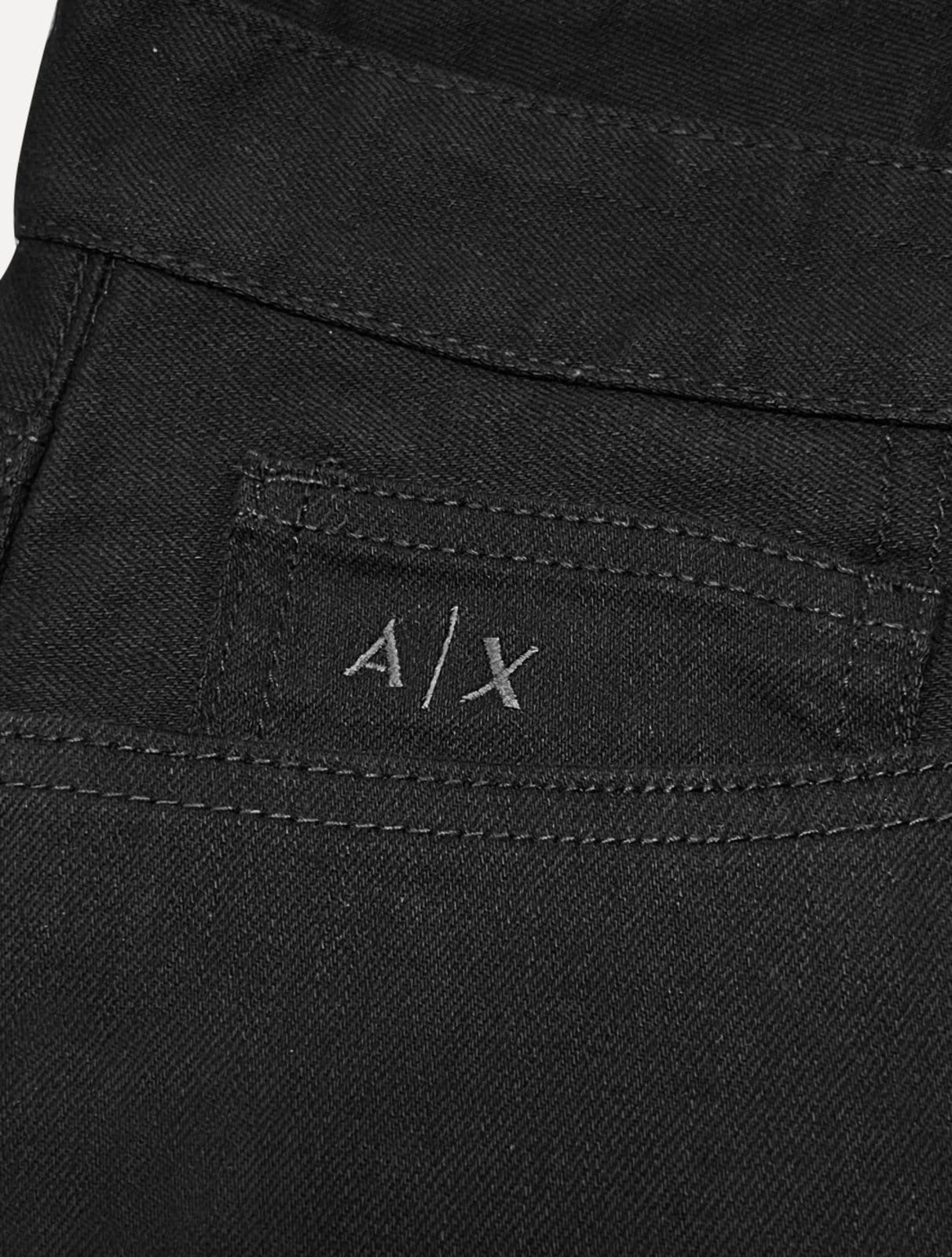 Vista 2 Calça Jeans Armani Exchange Masculina J14 Slim Fit 5 Pockets Preta Armani Exchange preto