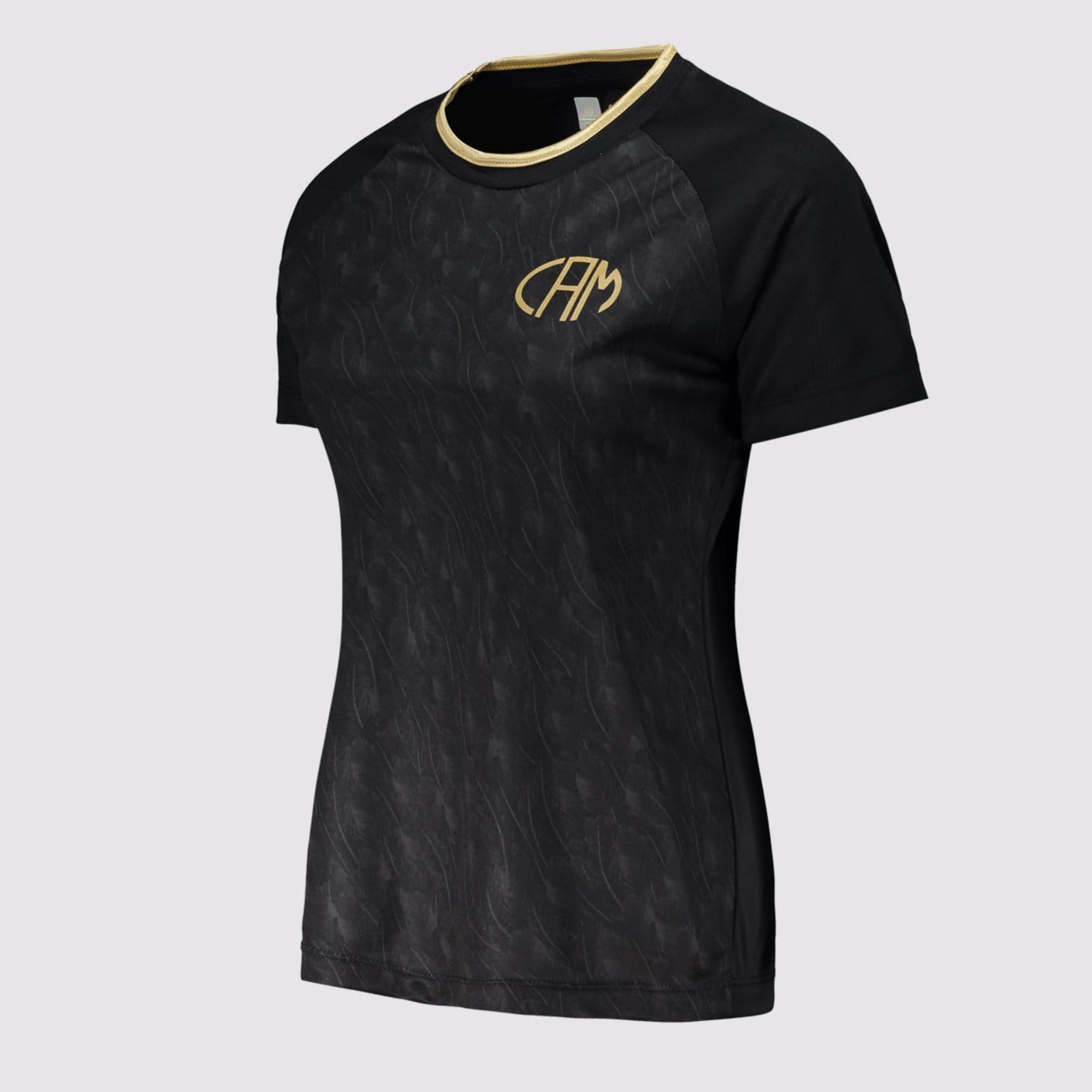 Vista 2 Camisa Atlético Mineiro Eletrizante Feminina Preta braziline preto