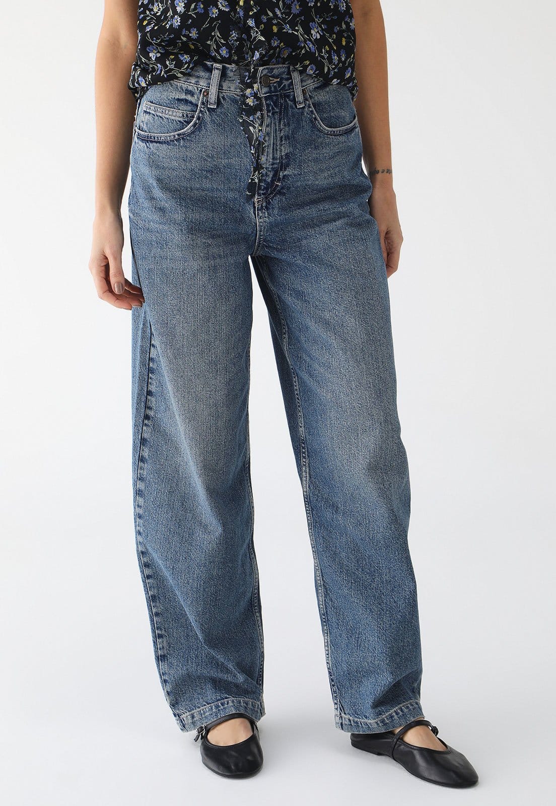Calça Jeans TOPSHOP Wide Leg Lisa