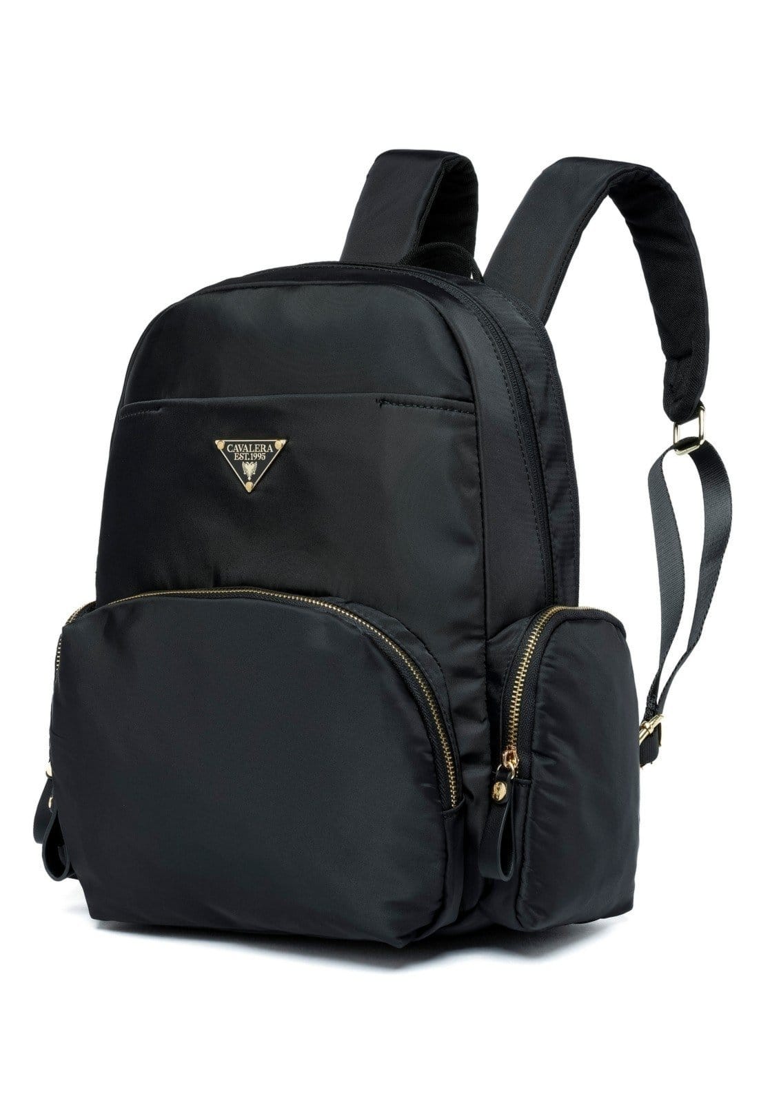Vista 2 Mochila Feminina Bolsa Antifurto Casual Resistente Cavalera preto