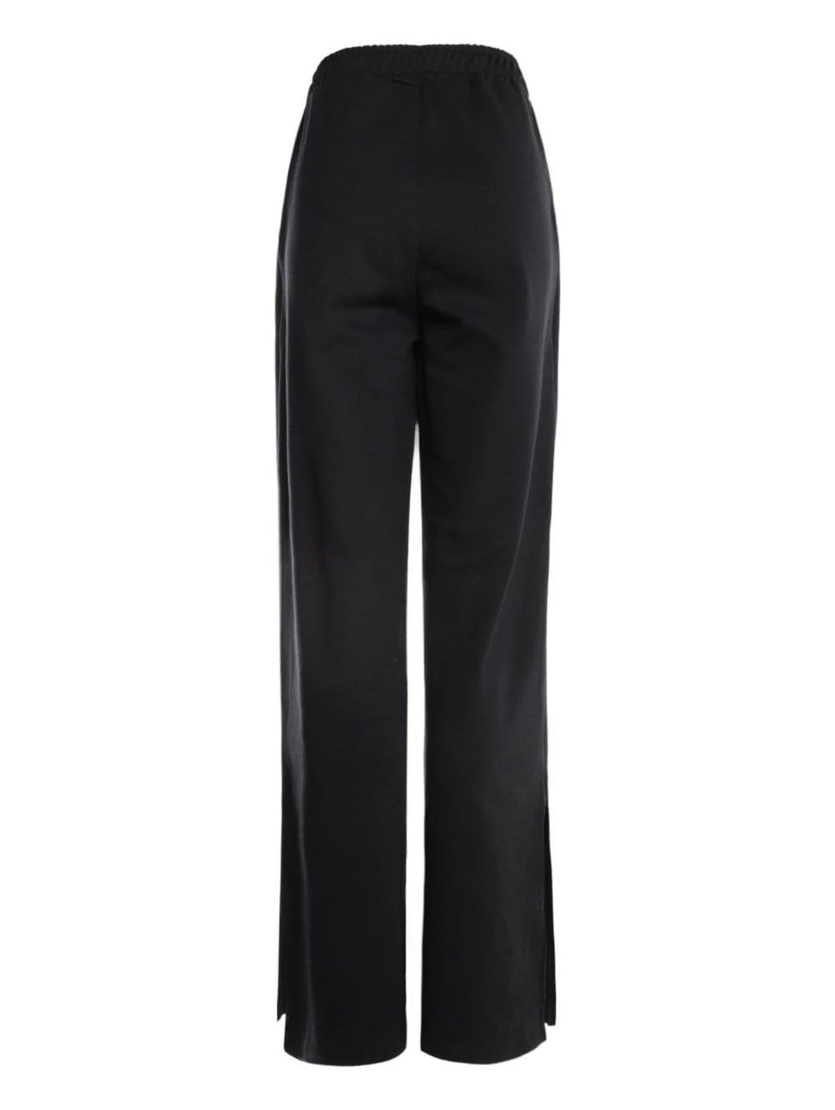 Vista 2 Calça Ponto Roma Com Fenda Feminina Bright Girl'S preto