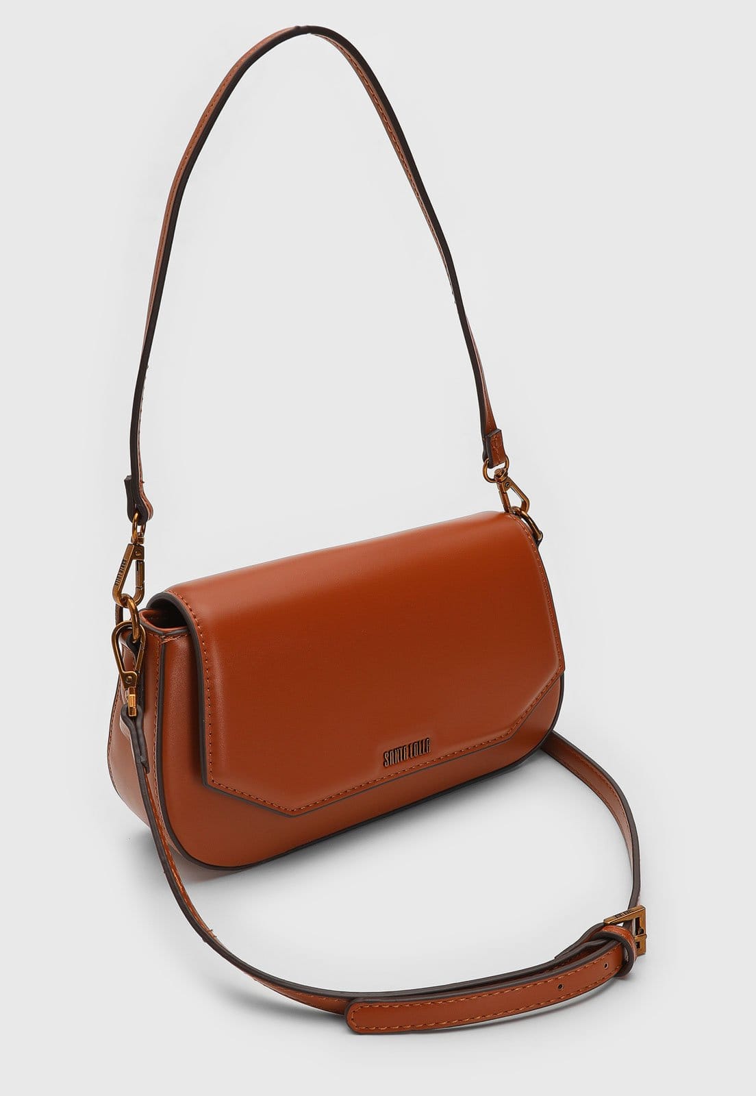 Vista 2 Bolsa Santa Lolla Tiracolo Santa Lolla caramelo