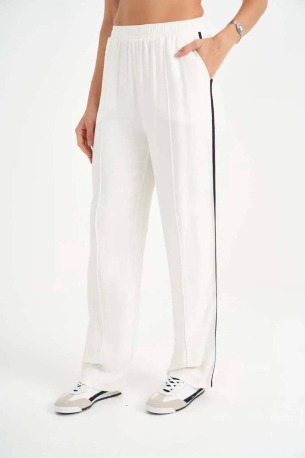 Vista principal Calca Colcci Sport Comfort 2 Feminina Off Natural Colcci Sport off-white natural