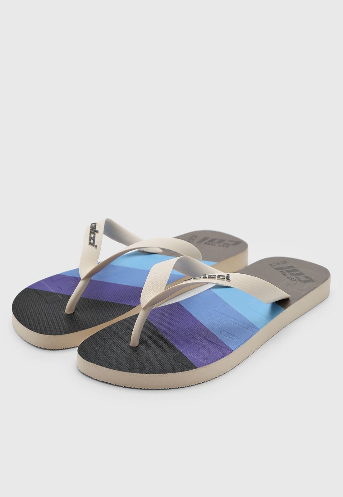 Vista 2 Chinelo Masculino Colcci Dedo Colcci azul