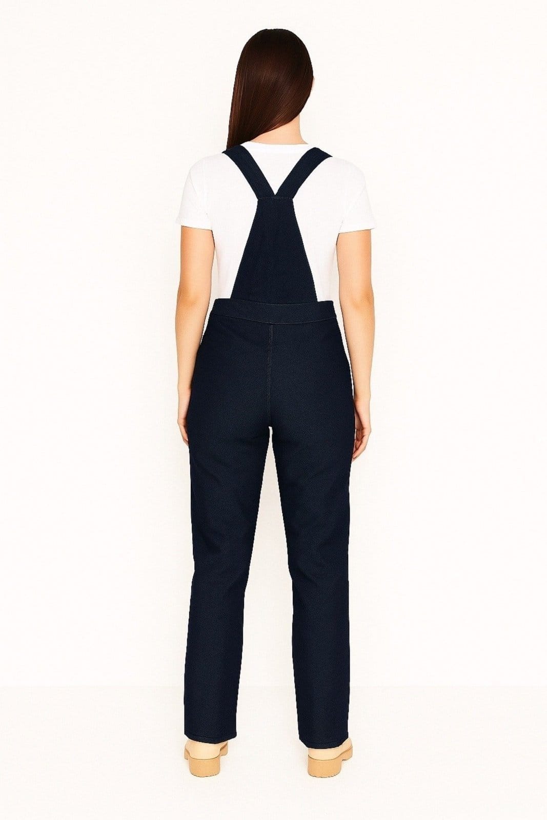 Vista 2 Macacão com elastano e Bolso-Faca super confortável Summer Body azul/azul marinho/jeans