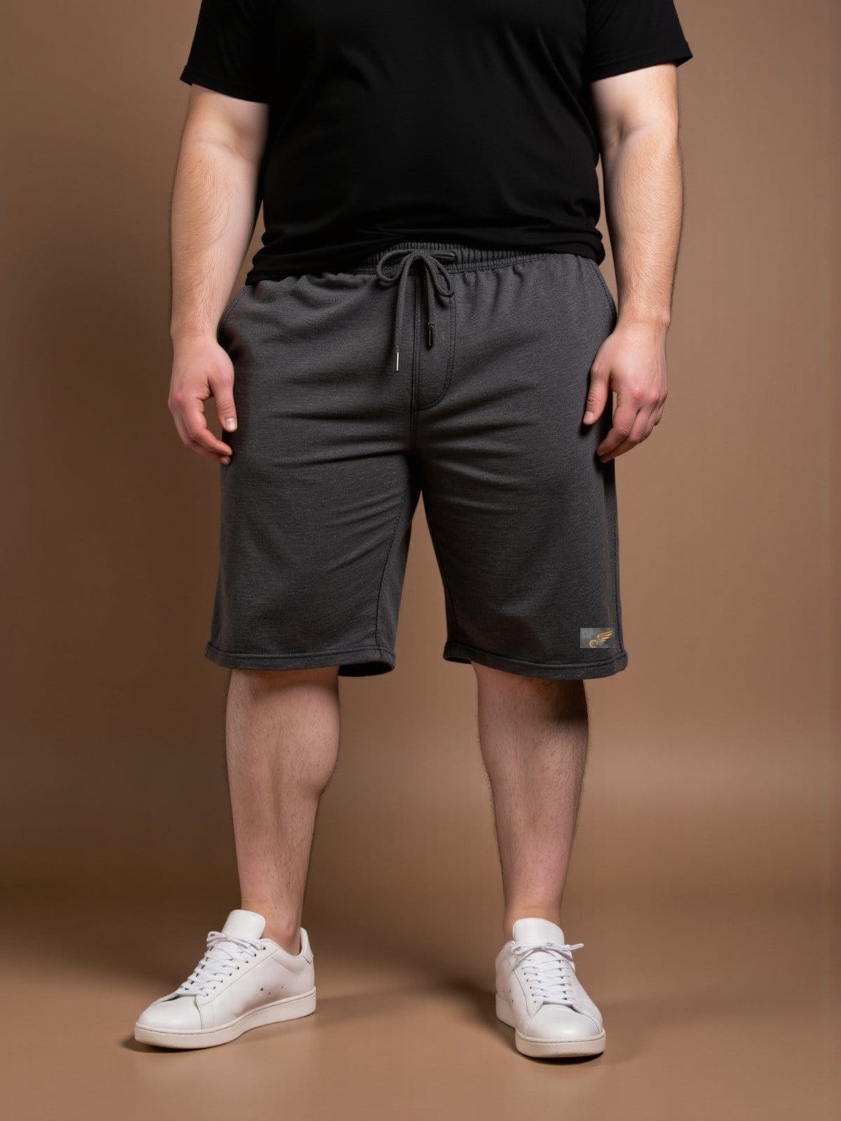 Vista 2 Kit 3 Bermudas de Moletom Plus Size Shorts de Tamanhos Grandes G1 G2 Debex multicolorido