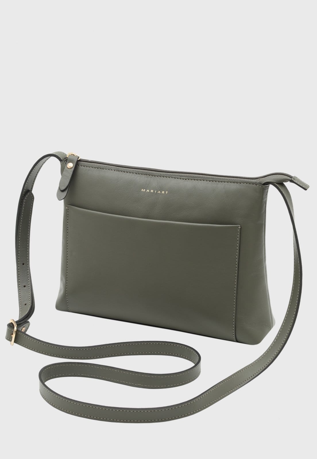 Bolsa Transversal de Couro Mariart Tacacá Adão