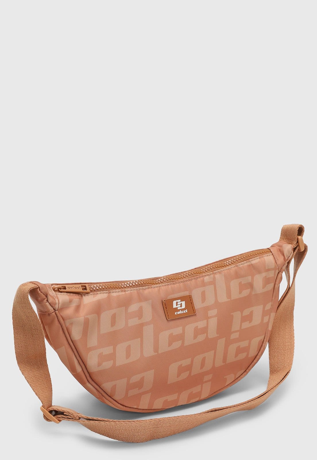 Vista 2 Bolsa Feminina Colcci Monograma Nylon Colcci caramelo