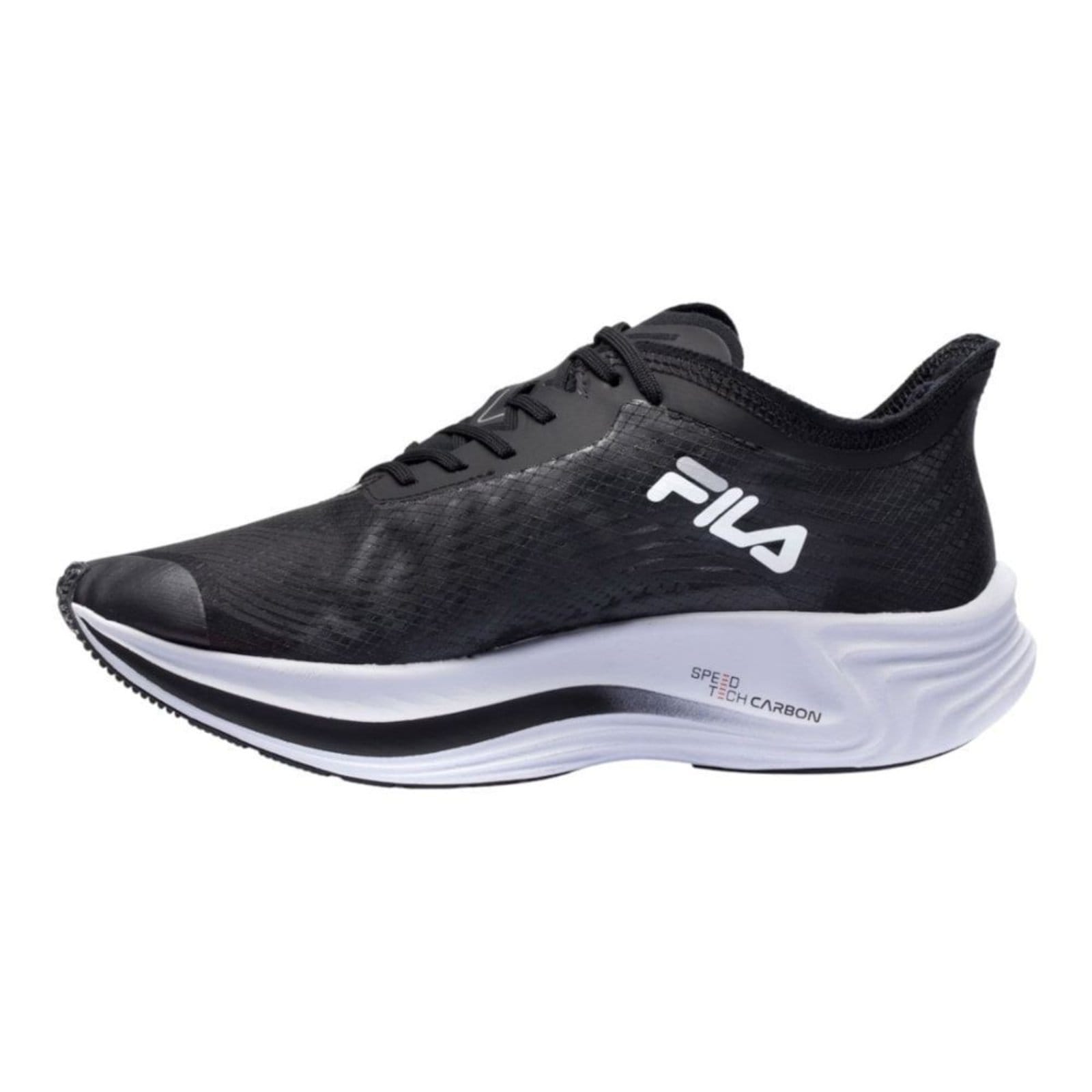 Vista 2 Tênis Fila Racer Carbon Feminino - Preto Fila preto carbon