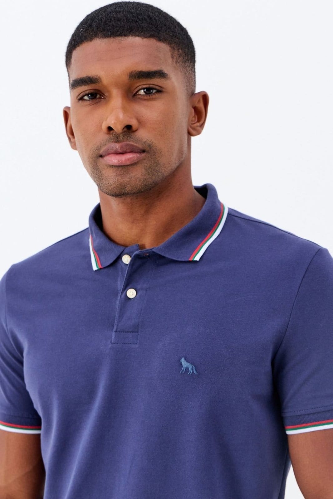 Vista 2 Polo com Retilinea Masculina Acostamento ACOSTAMENTO MASCULINO amarelo