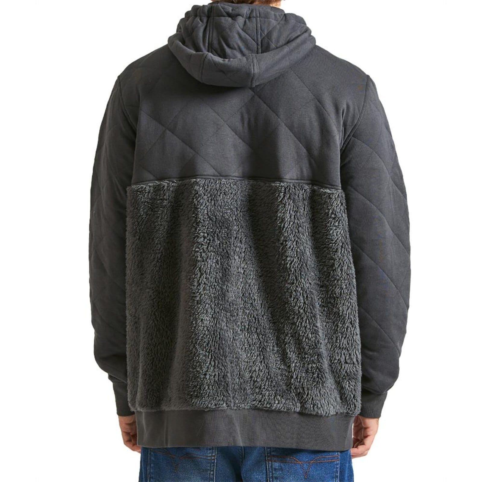 Vista 2 Blusa Hurley Aberta Mix Full Zip WT24 Masculina Chumbo hurley grafite