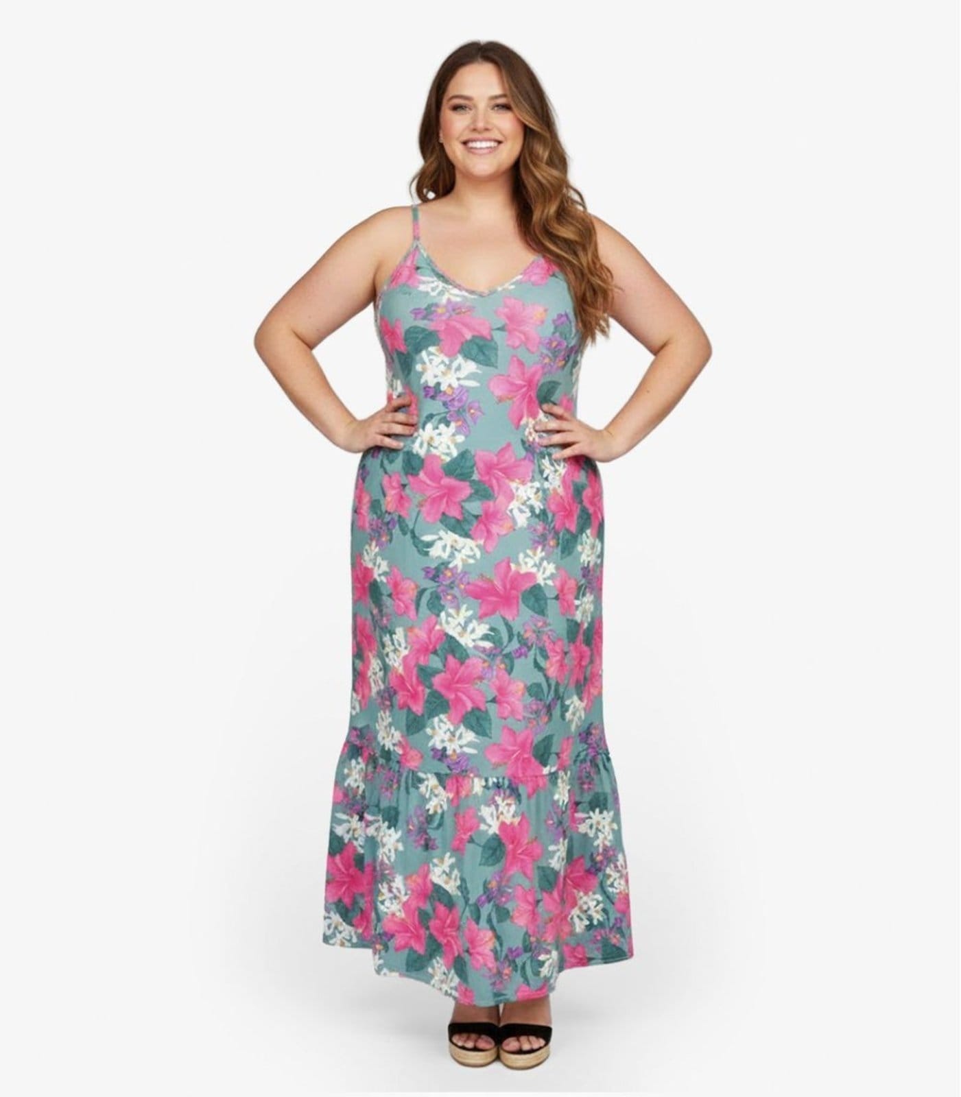 Vestido Longo Feminino Estampado Select