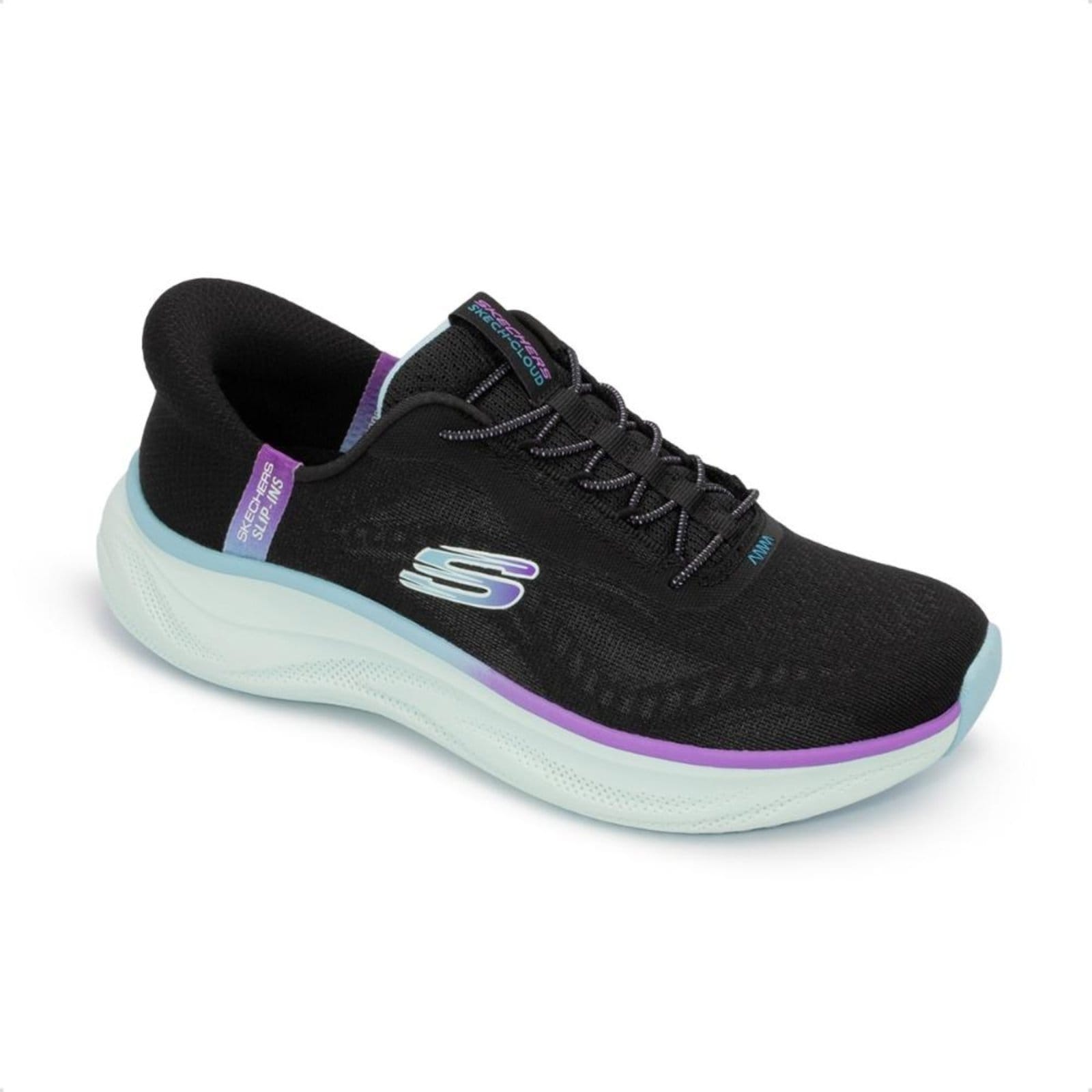 Vista 2 Tênis Skechers Feminino Skech Cloud-Perfectly Plush Skechers cinza