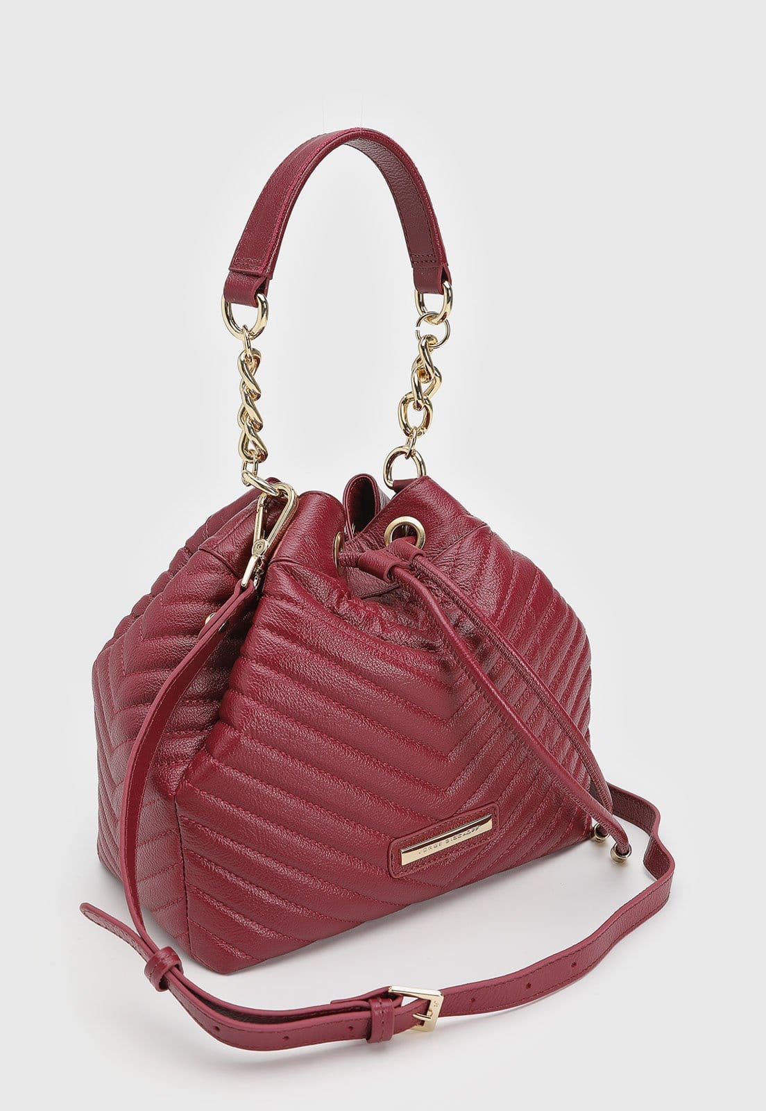 Bolsa Média Jorge Bischoff Alça Corrente Vermelha - 2