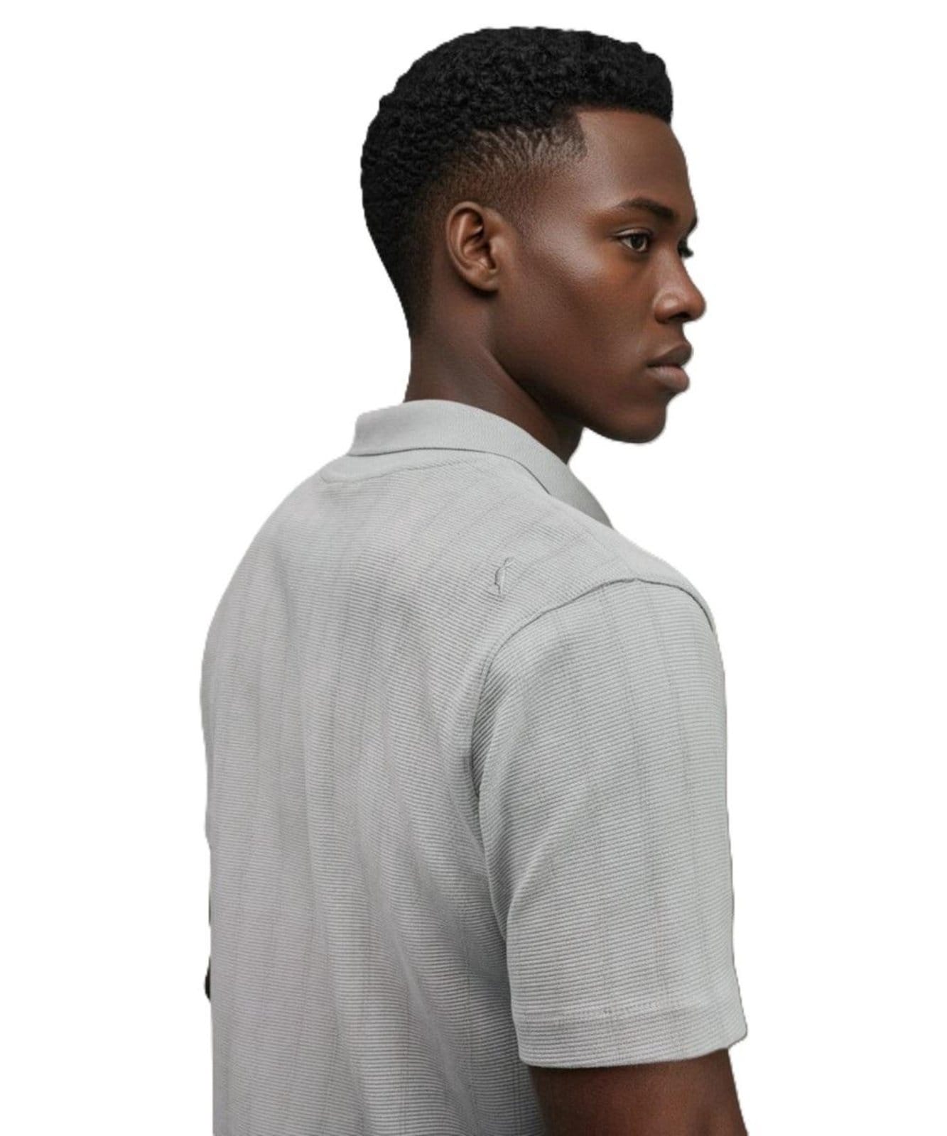 Vista 2 Polo Regular Piazzi Reserva cinza