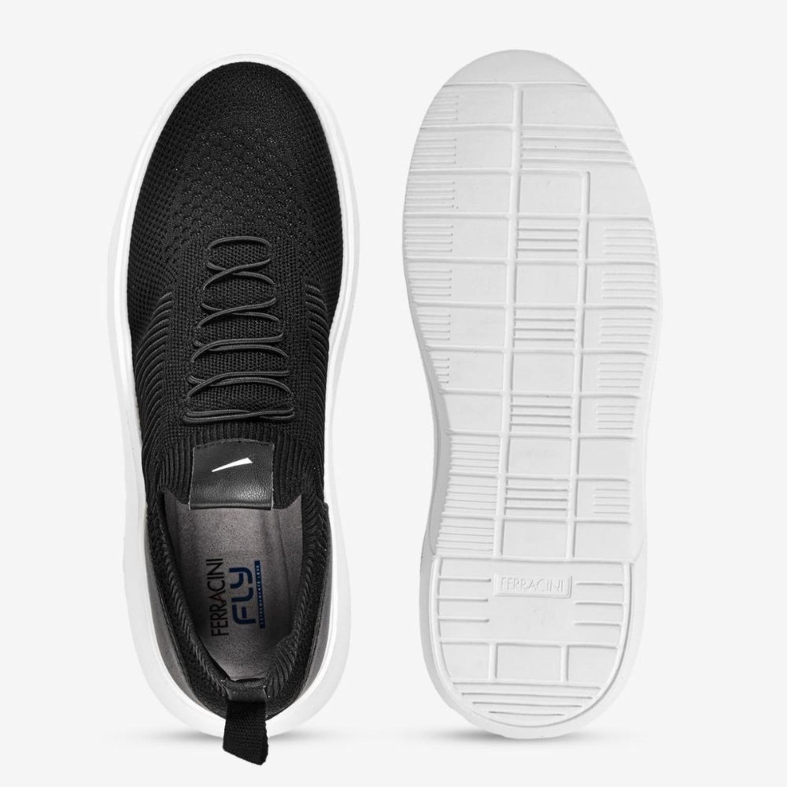 Vista 2 Tênis Casual Energy de knit Calce Fácil Ferracini FERRACINI preto
