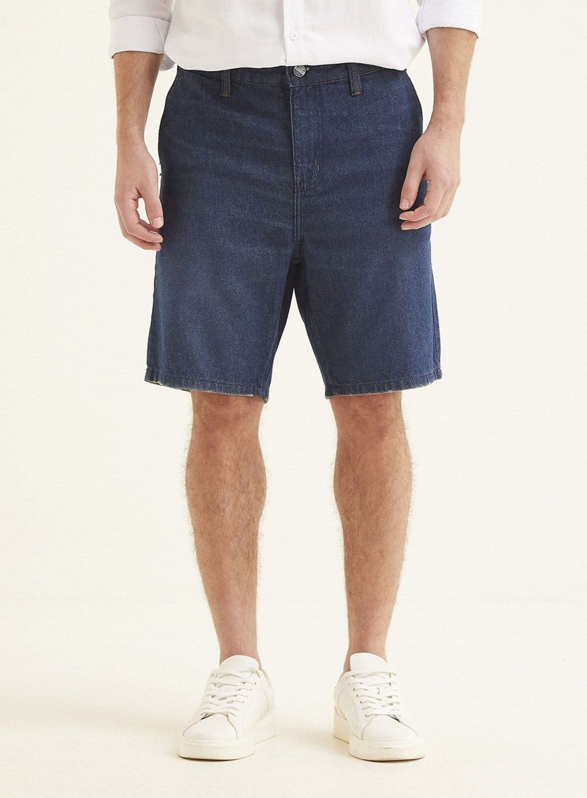 Bermuda Jeans Masculina - Luan Triton Indigo