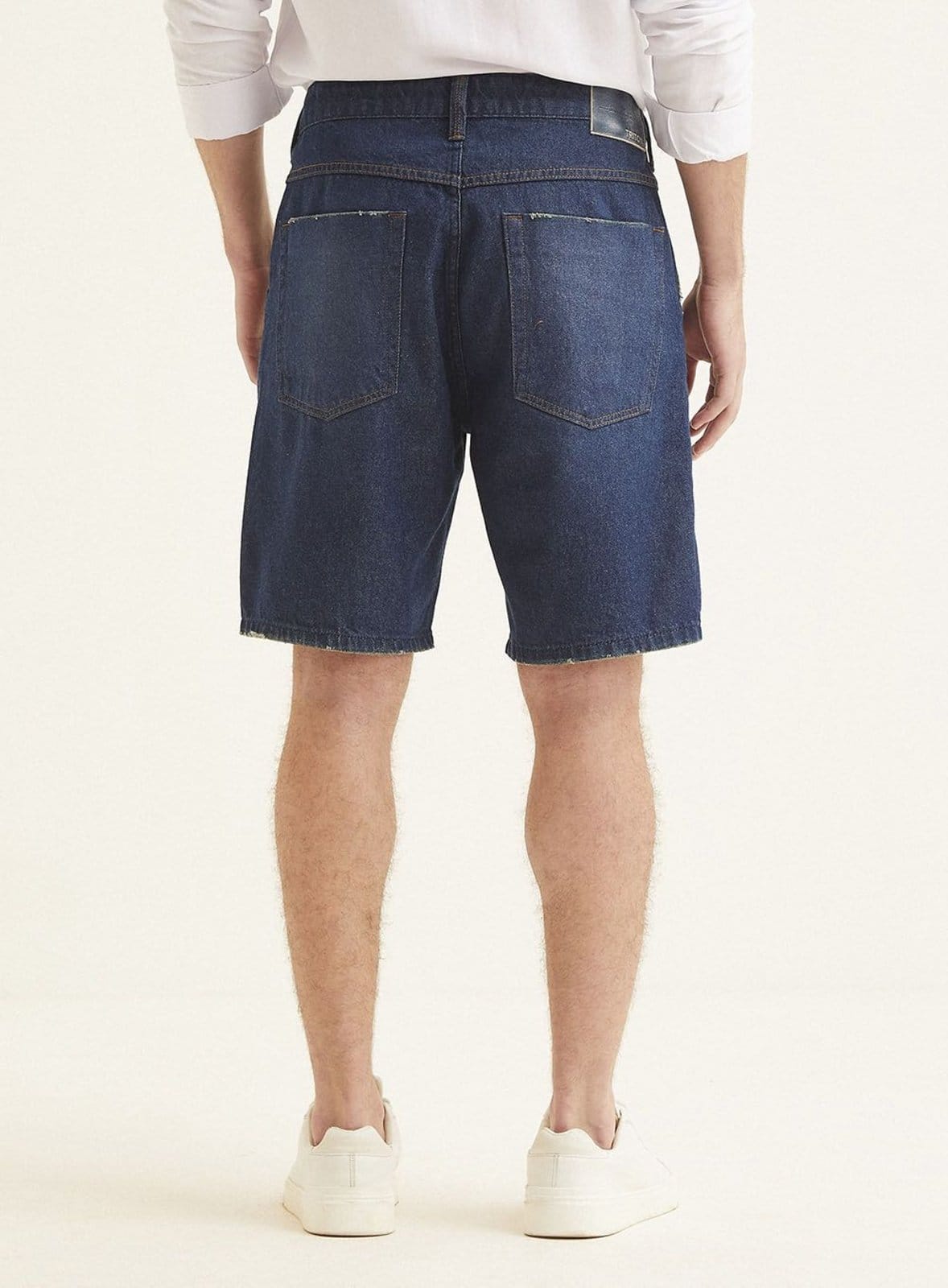 Vista 2 Bermuda Jeans Masculina - Luan Triton Indigo Triton azul indigo