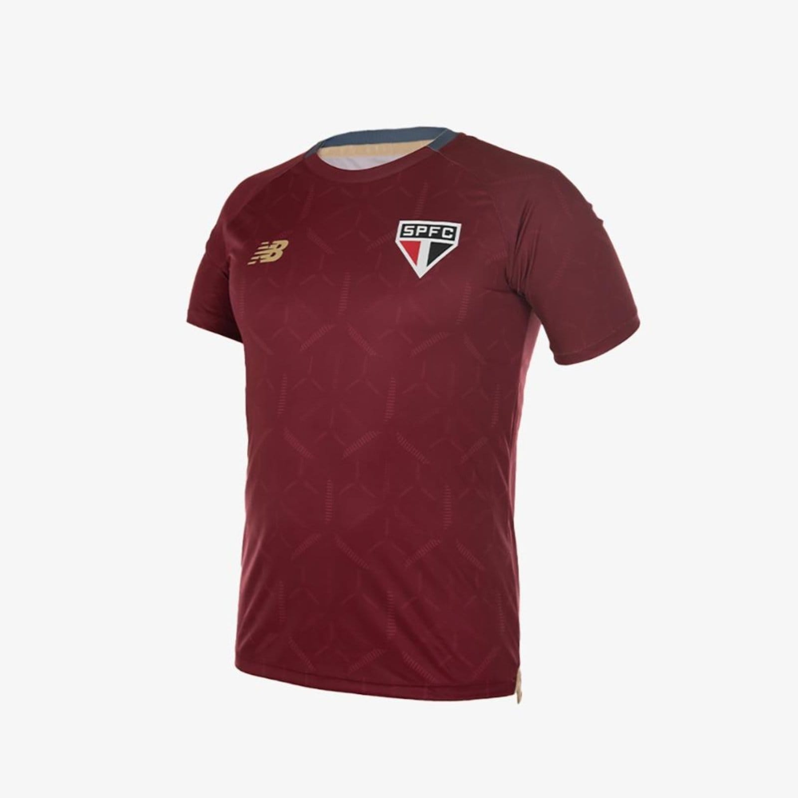 Vista 2 Camisa Treino Spfc 2025 Masculina New Balance incolor