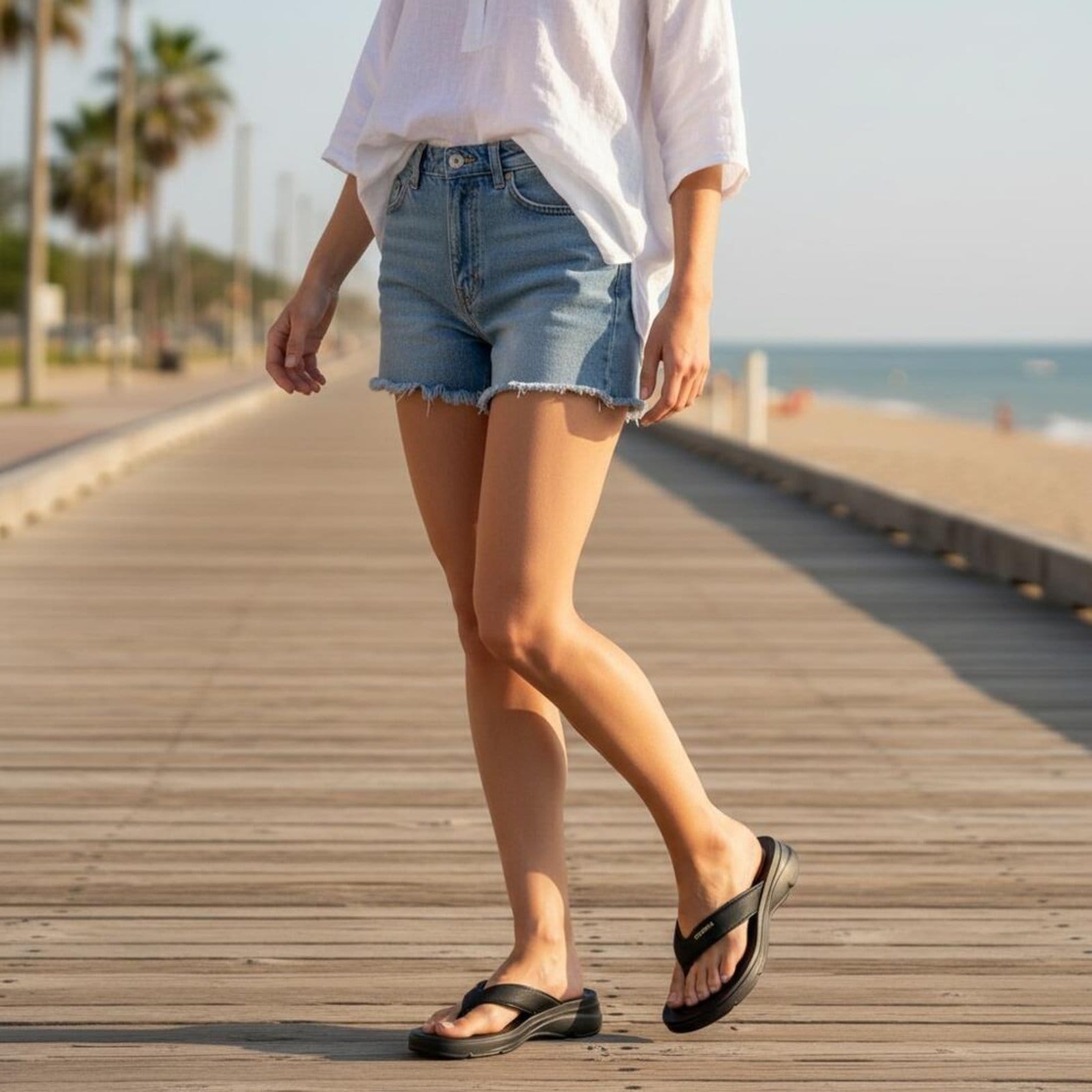 Vista 2 Tamanco Feminino Salto Grosso Eli Azaleia 19301 3299301 AZALEIA preto