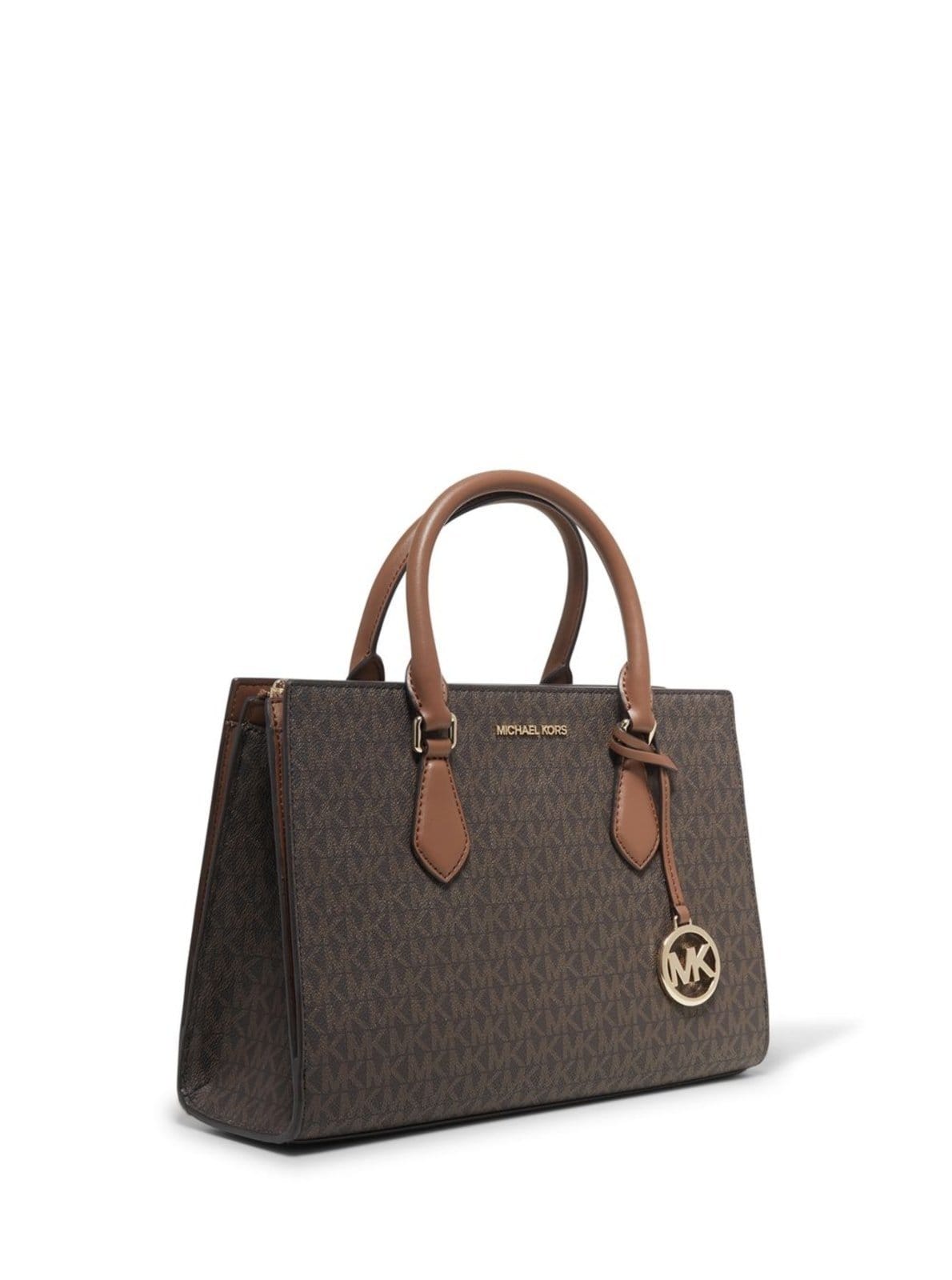 Vista 2 Bolsa Tiracolo Sheila Logo Média 35S3g6hs2b200 Michael Kors marrom
