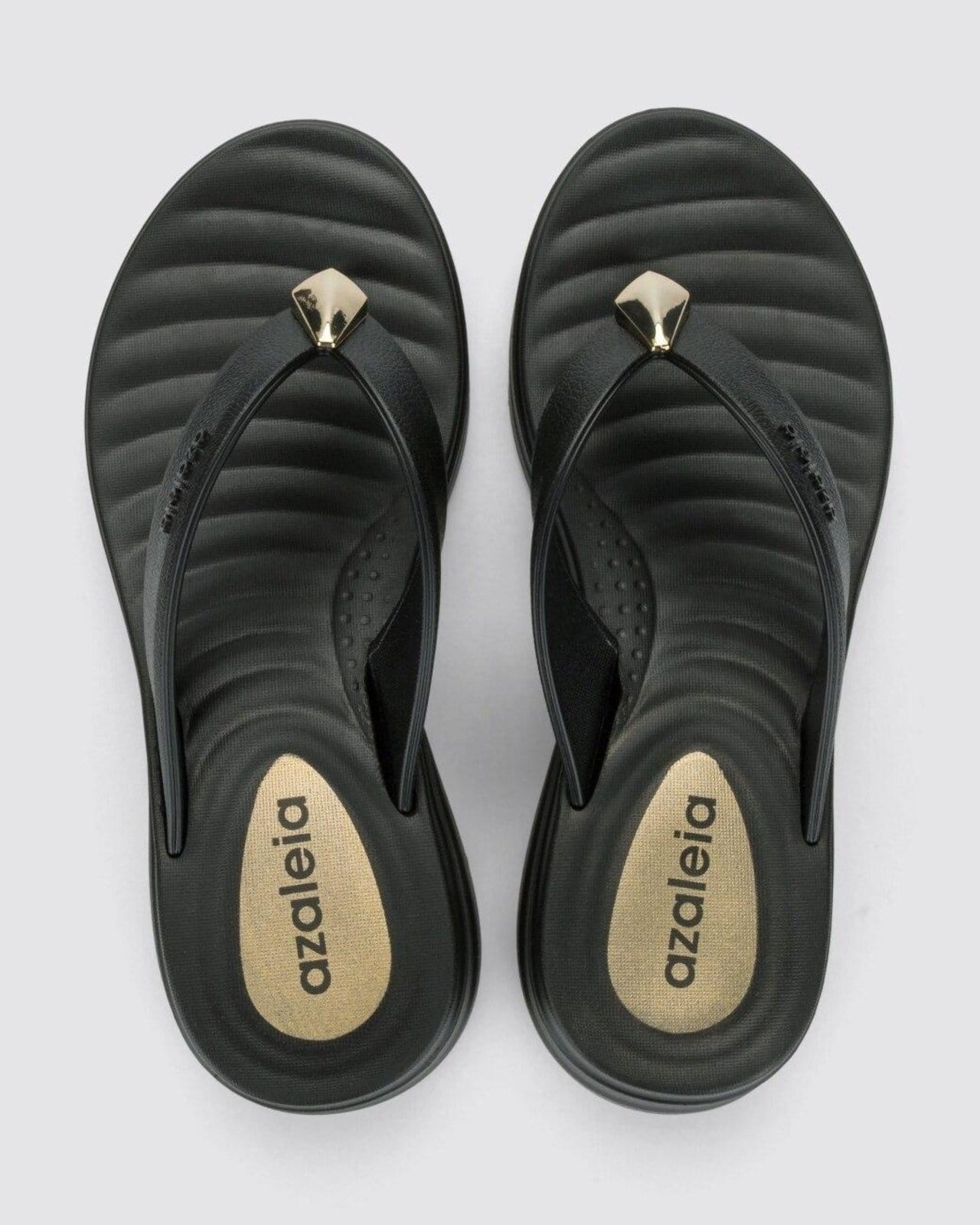 Vista principal Sandália Plataforma Azaleia Luisa AZALEIA preto