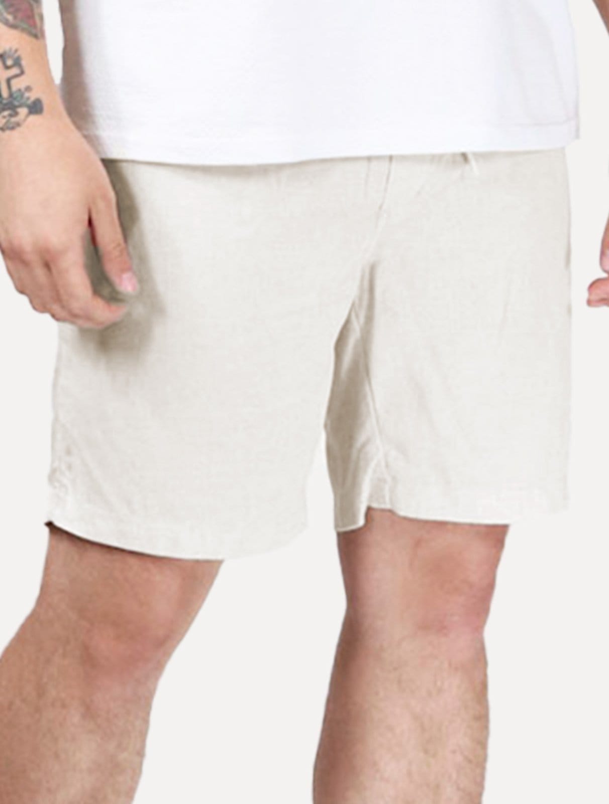 Short Calvin Klein Jeans Sarja Masculino Color Elastic Areia