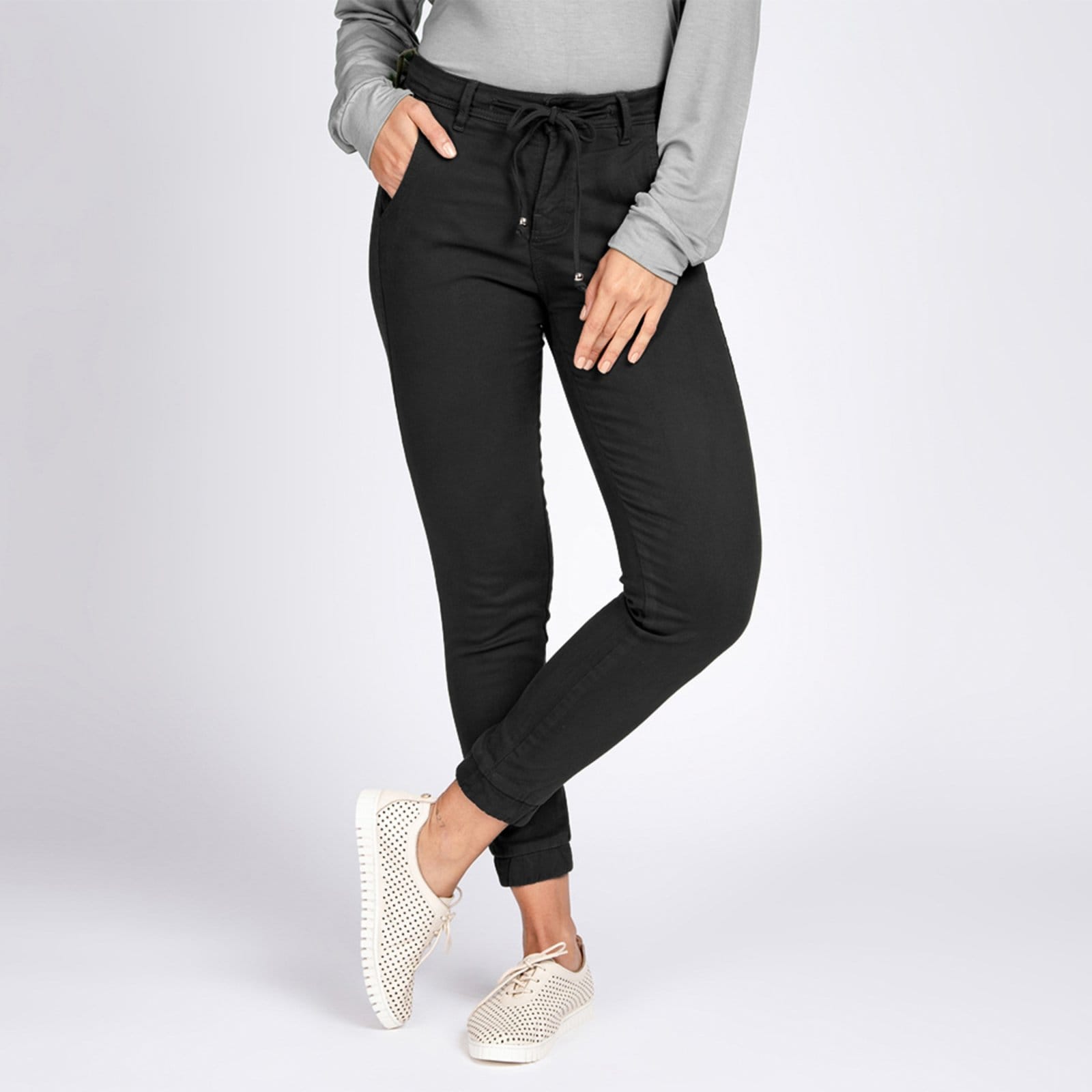 Calça Jogger Jeans Bloom tipo Moletom