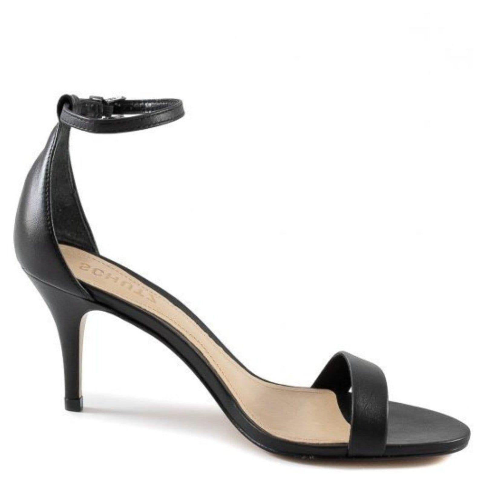 Sandália Schutz Feminina Gizele Salto Médio S042290324 Preto