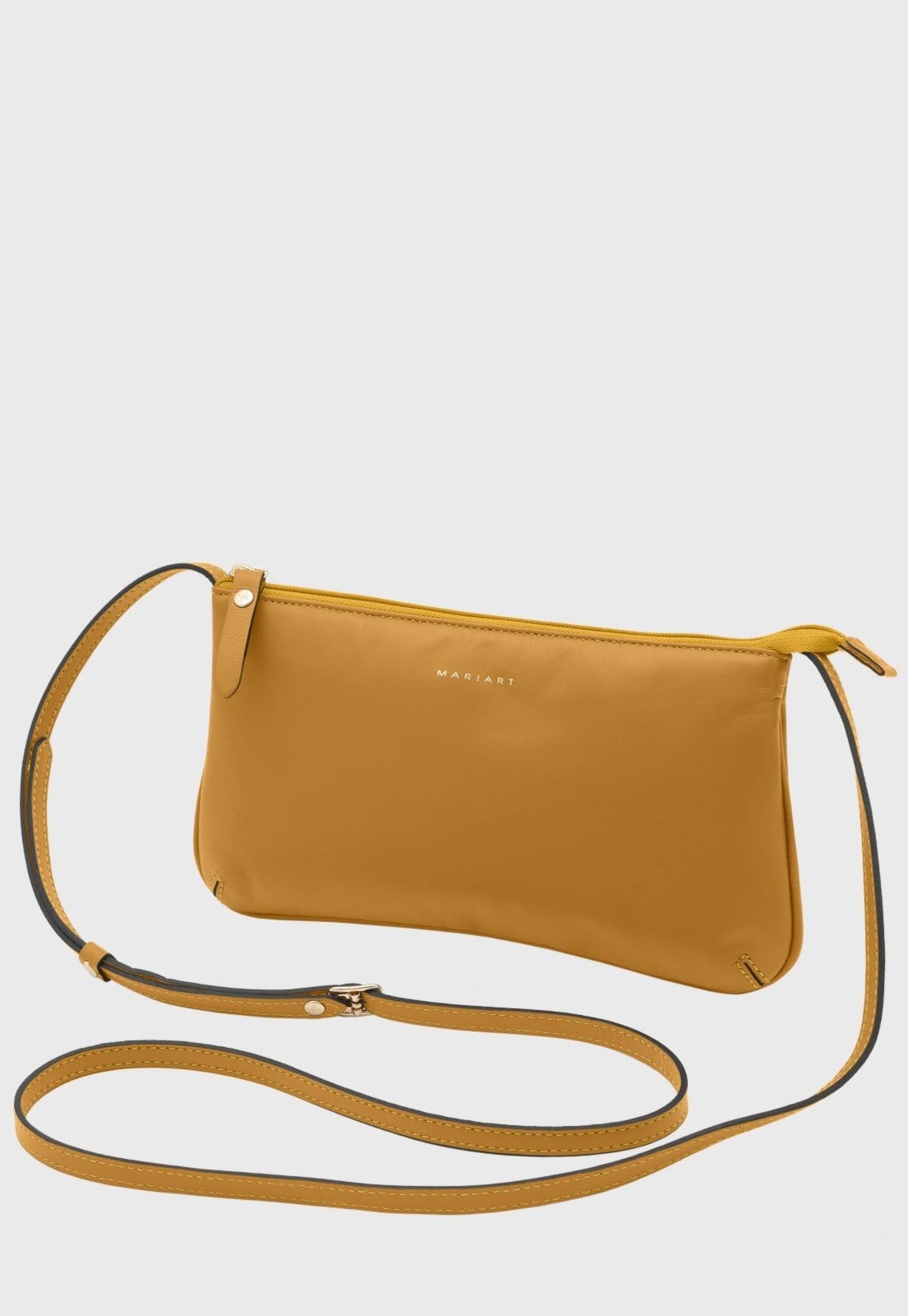 Bolsa Transversal de Couro Mariart Canelinha Nanica