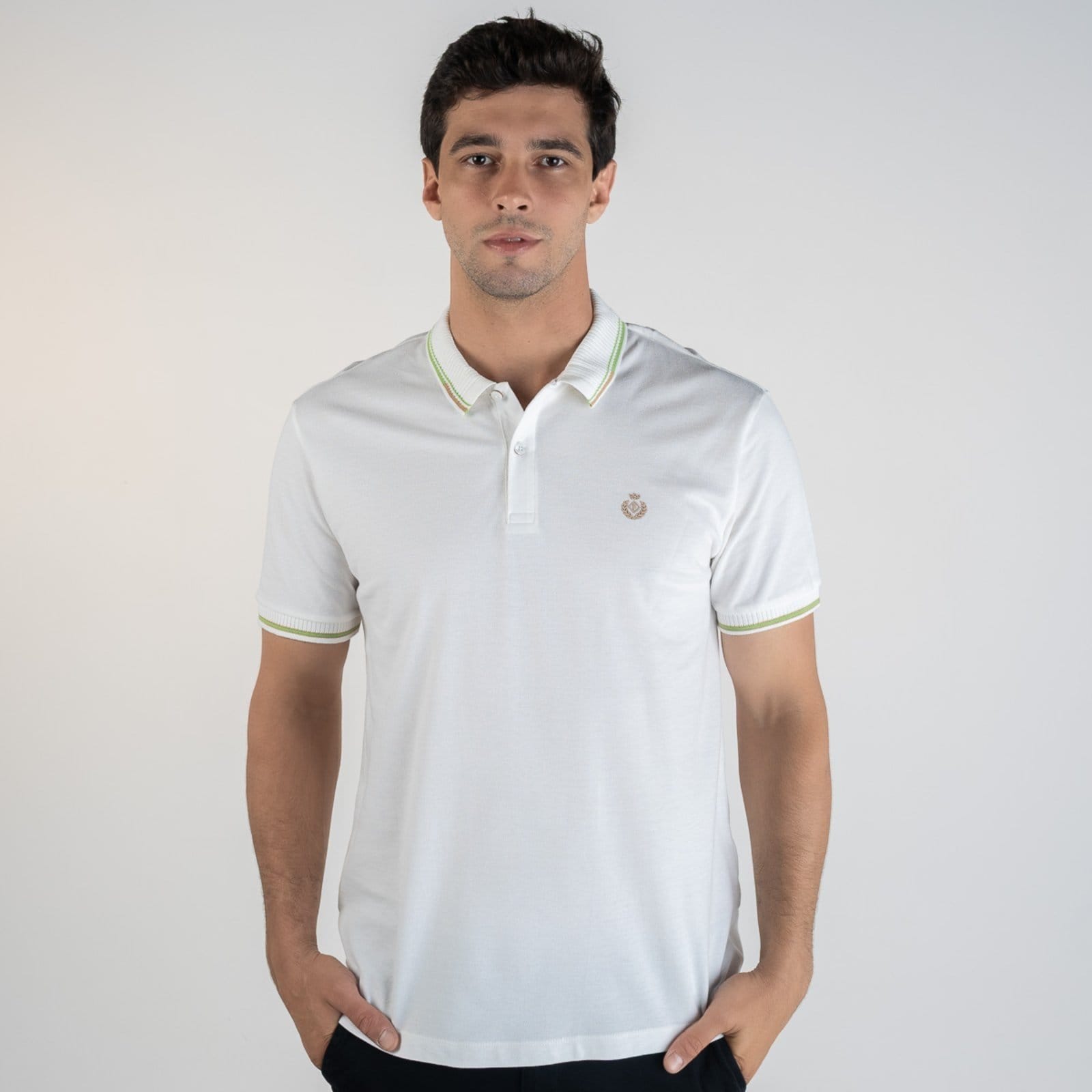 Camisa Polo Forum Friso Off White