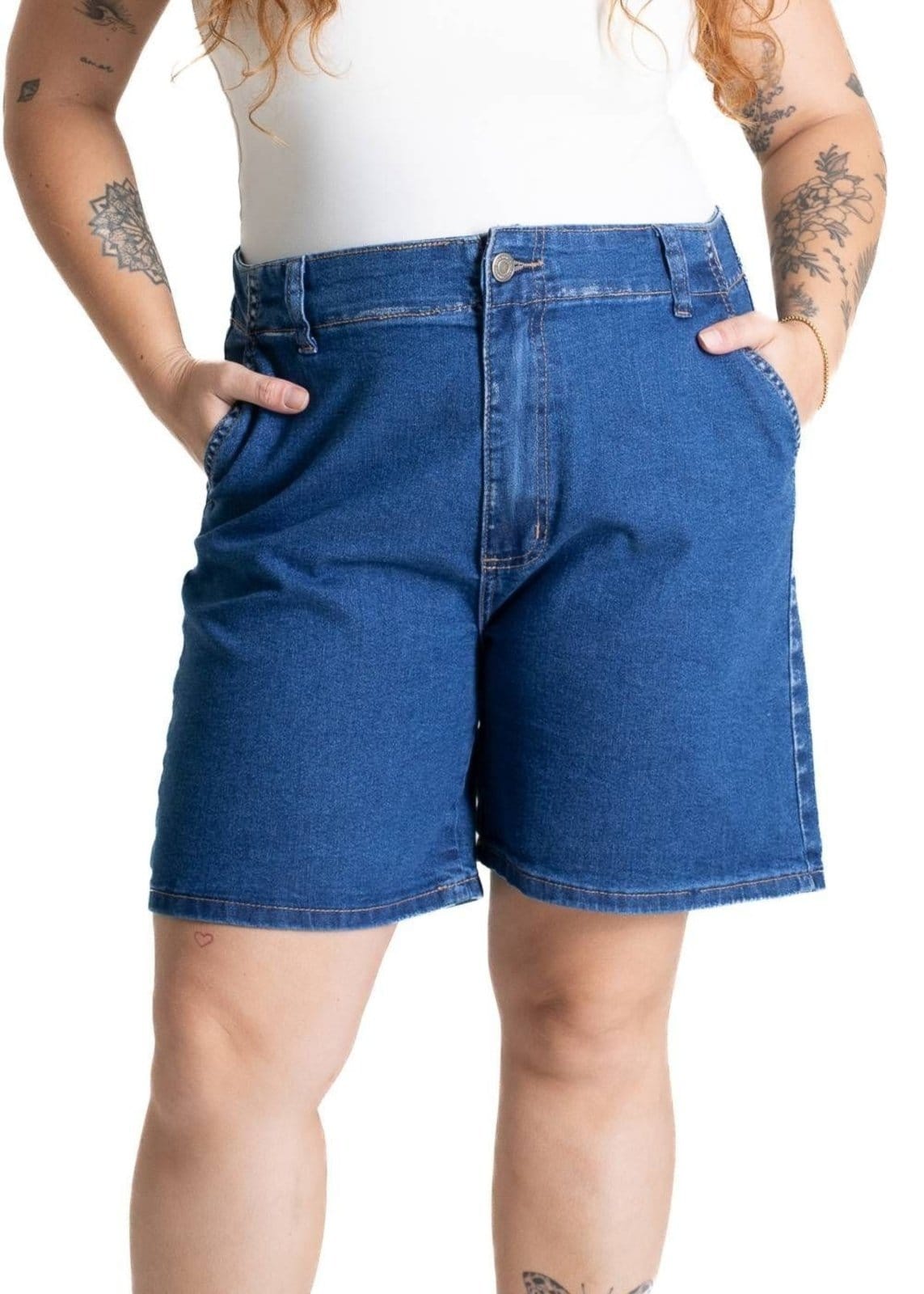 Bermuda Jeans Sawary Plus Size - 281122