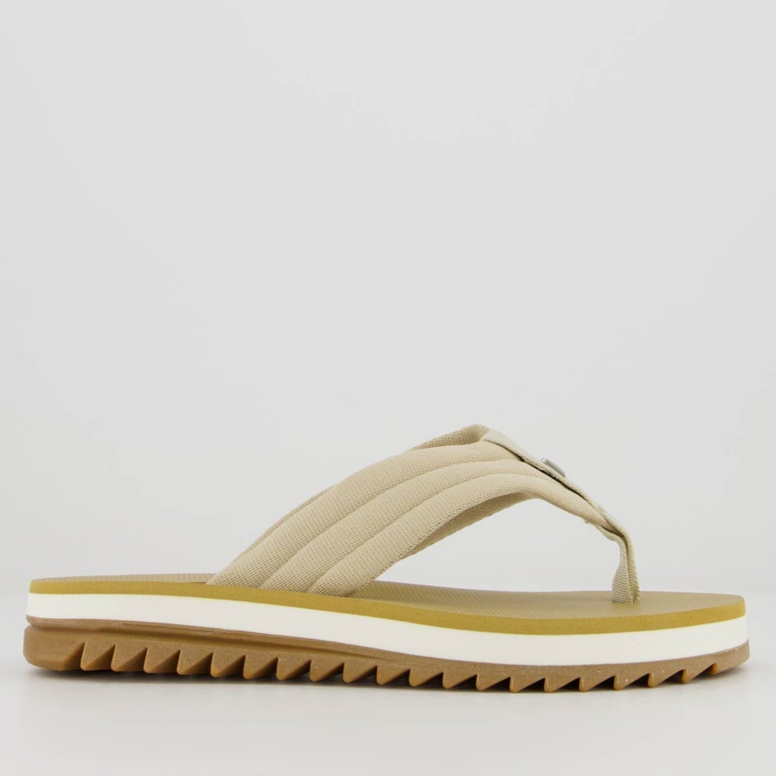 Vista 2 Chinelo Kenner Kyra Pro Comfy Feminino Caqui Kenner bege caqui