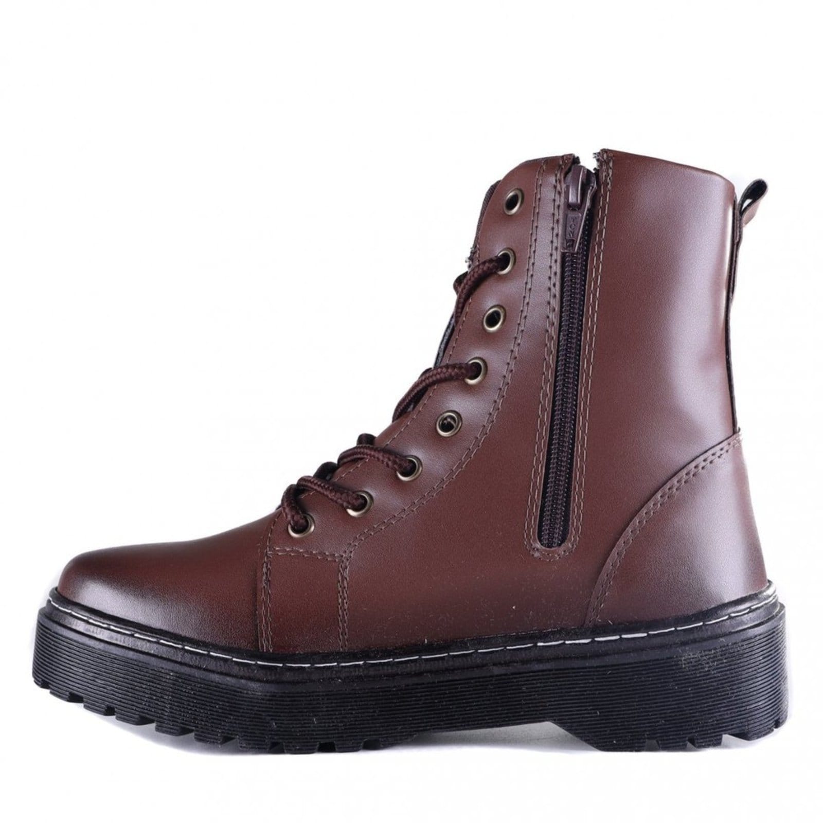 Vista 2 Bota Coturno Feminino Zariff 7000 Zariff Zariff marrom