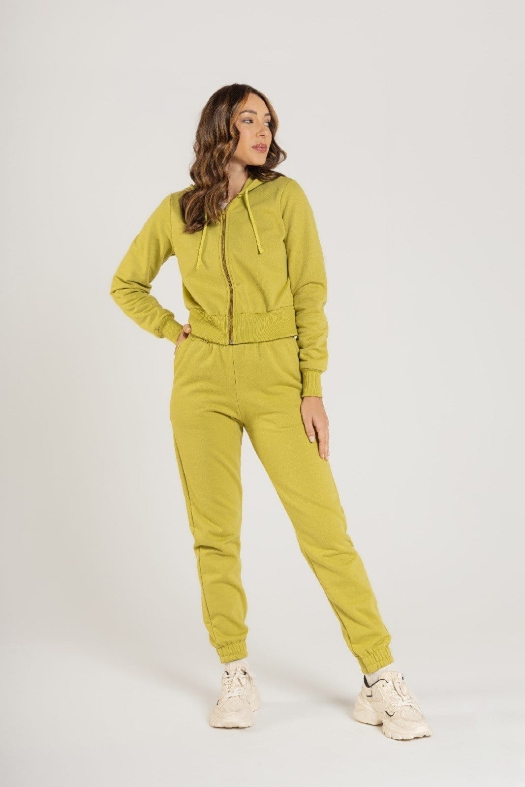 Vista principal Calça em Moletom Feminino Just Basic JUST BASIC verde