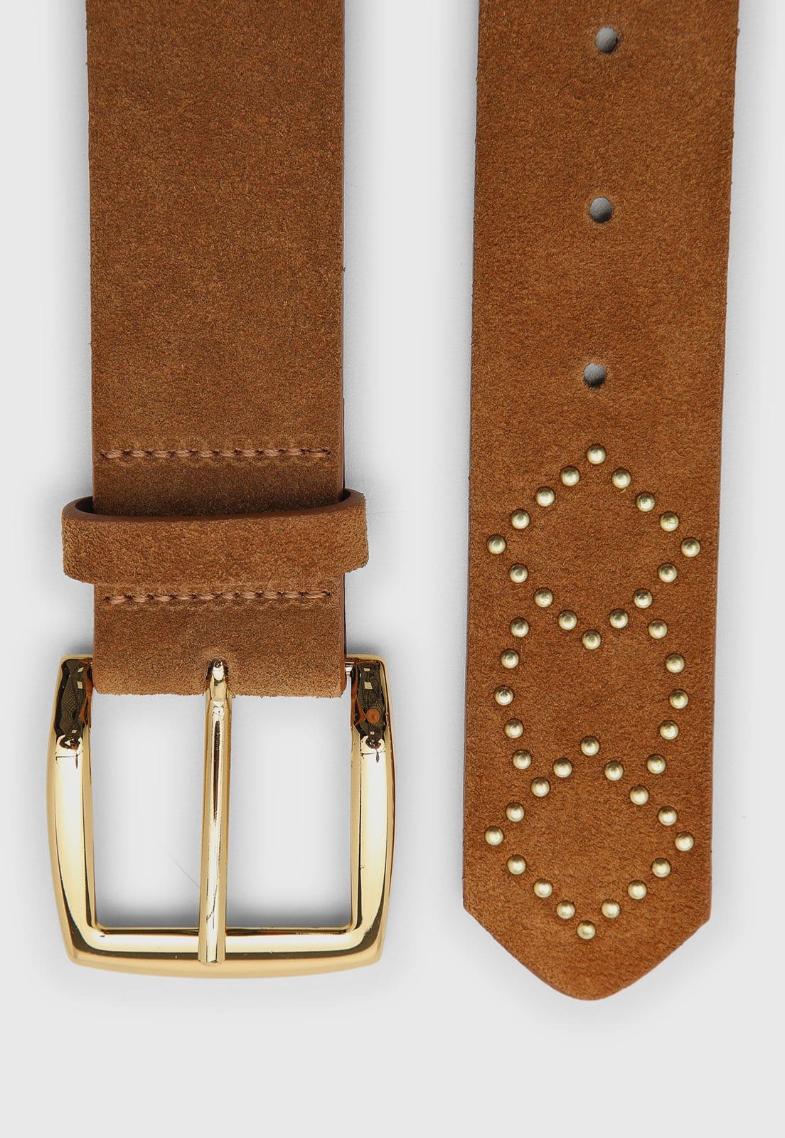 Cinto Feminino Luiza Barcelos Tachas Geométricas - 2