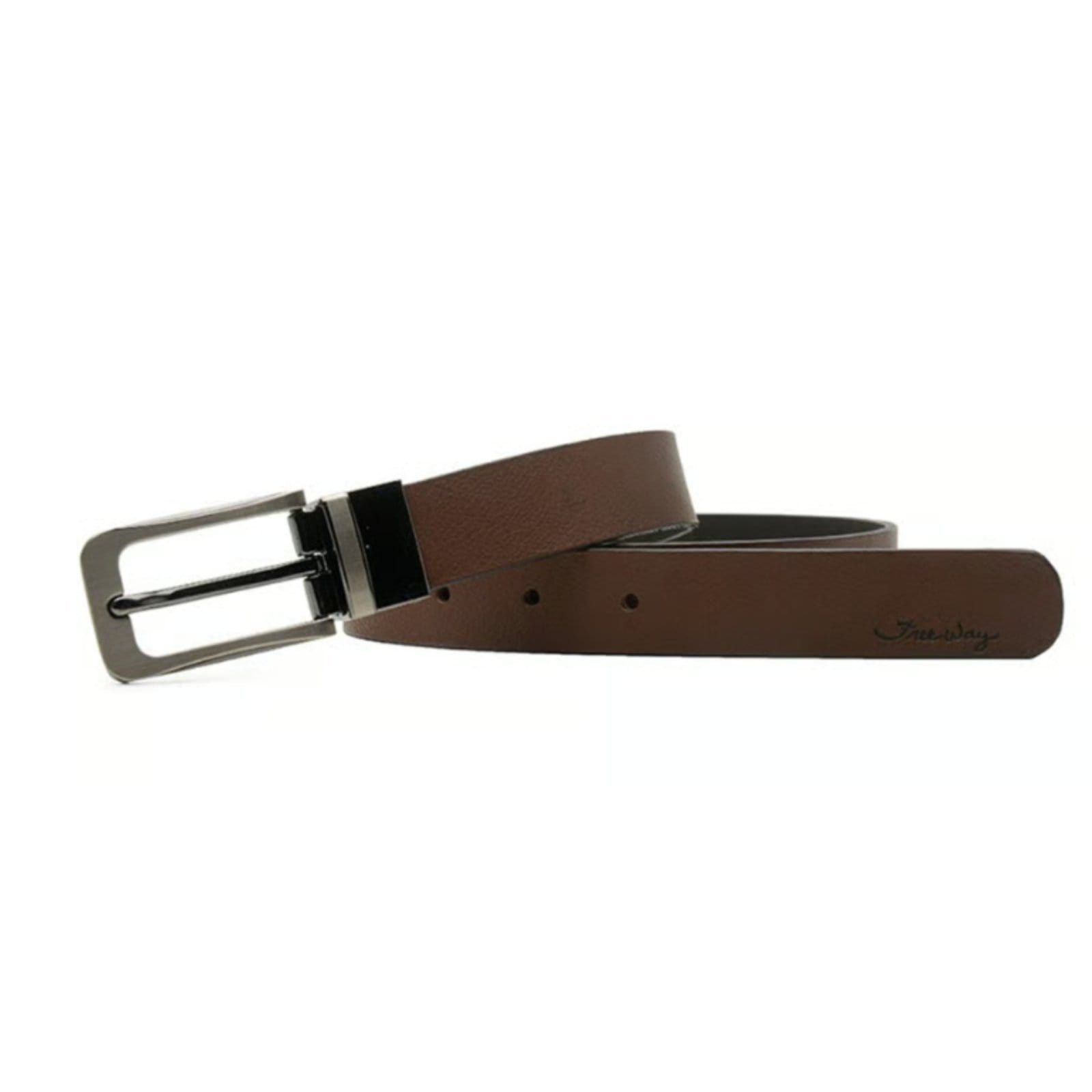 Vista principal Cinto Feminino Dupla Face Freeway Zoe Couro Freeway marrom