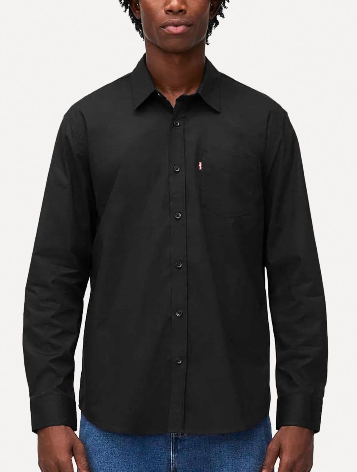 Camisa Levis Masculina Standard One Pocket Preta