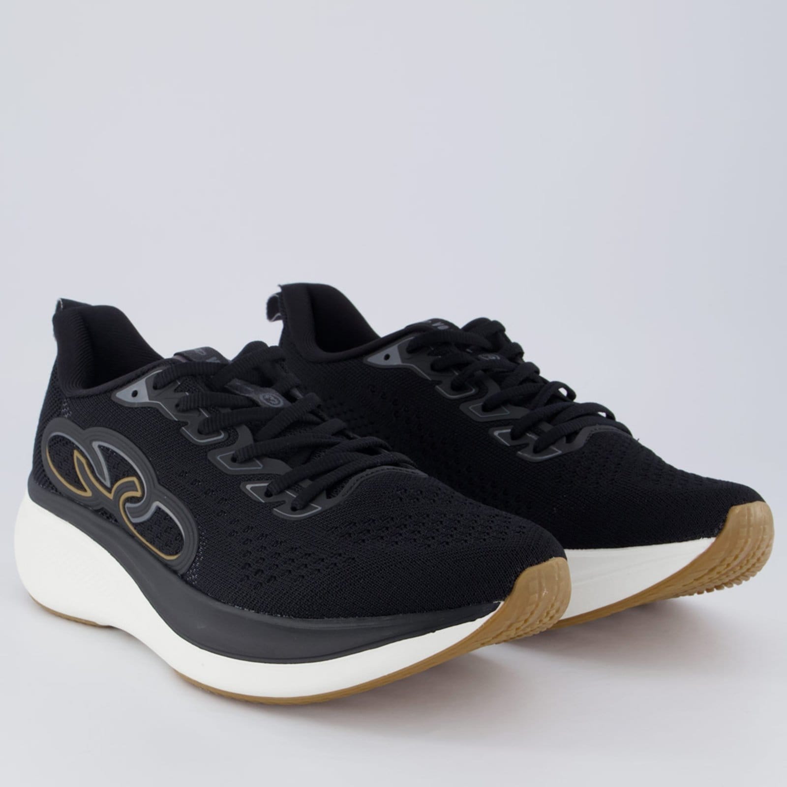 Vista 2 Tênis Olympikus Voa 3 e Cinza OLYMPIKUS preto