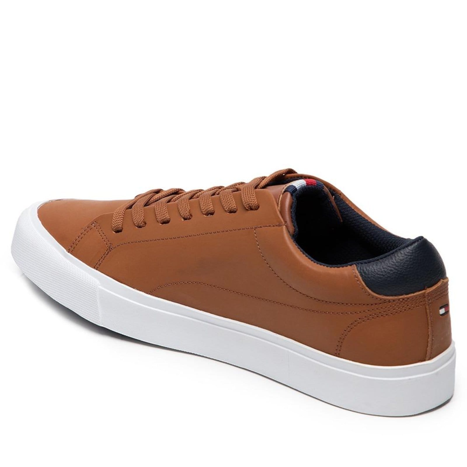 Vista 2 Tênis Tommy Hilfiger Greg 1A Masculino Cognac Tommy Hilfiger marrom cognac