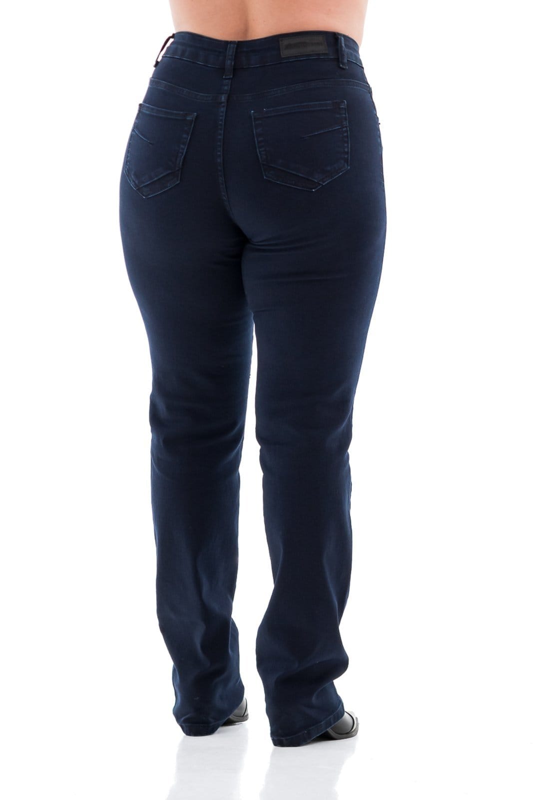 Vista 2 Calça Jeans Feminina Arauto Clássica Escuro ARAUTO JEANS azul