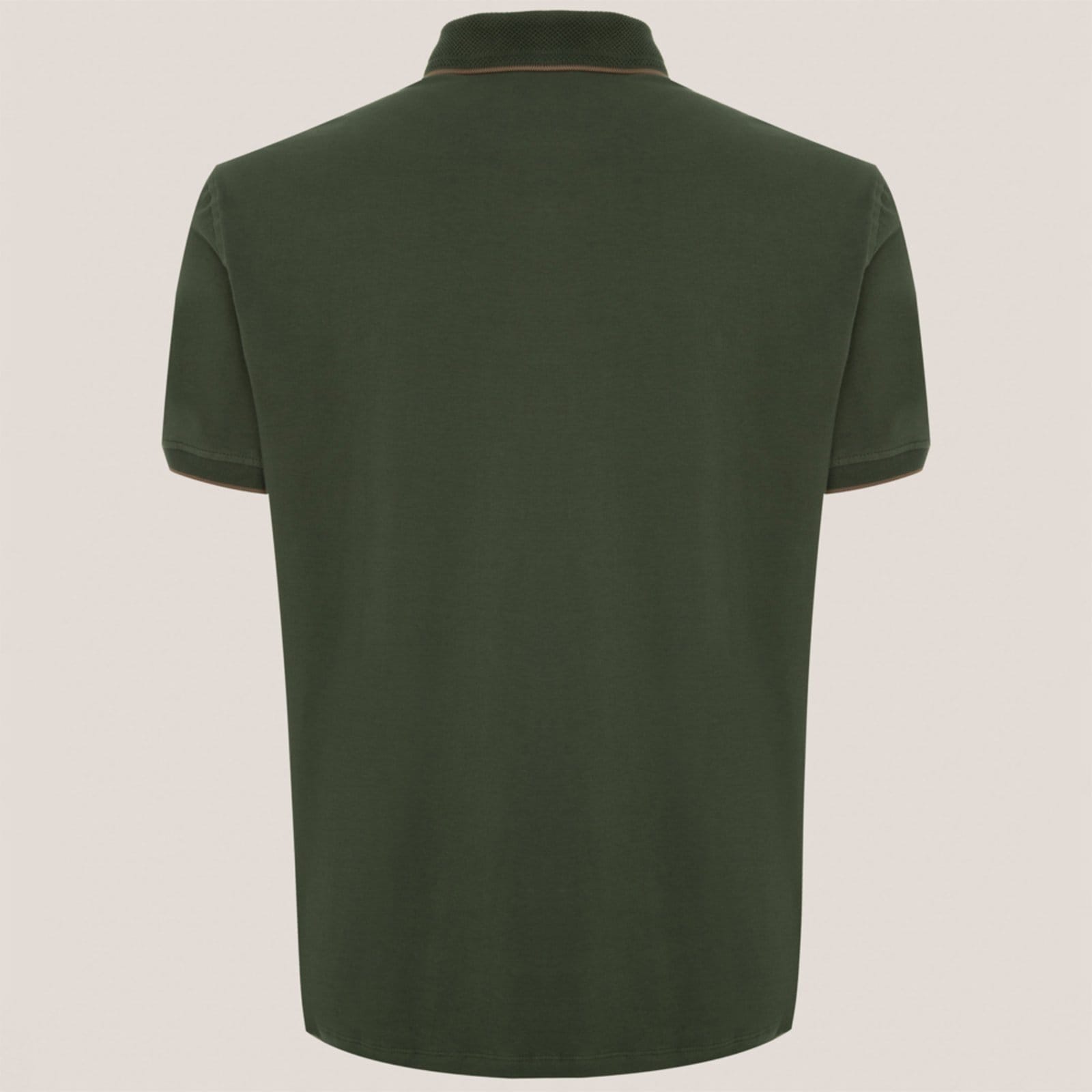 Vista 2 Camisa Polo Dudalina Piquet Flex Favo Ve26 Masculino Dudalina verde